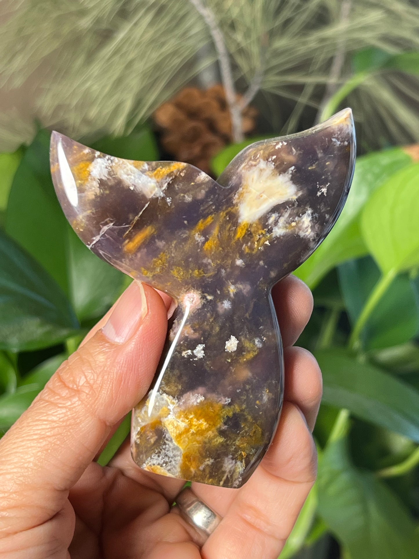 Purple Chalcedony Tail