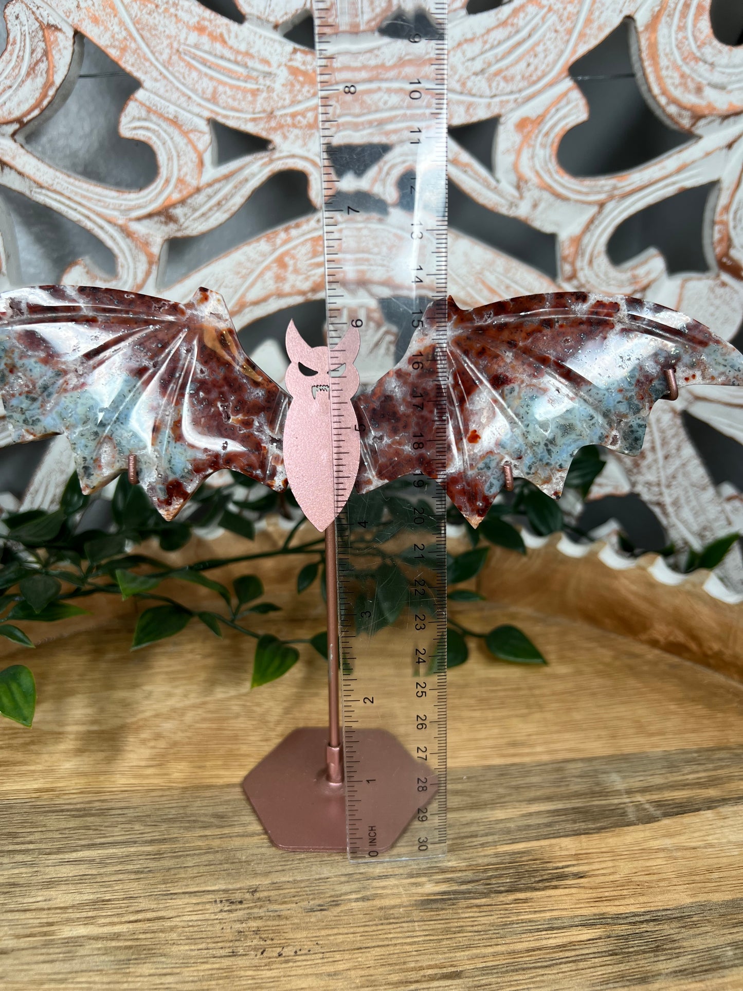 Marcasite Bat Wings