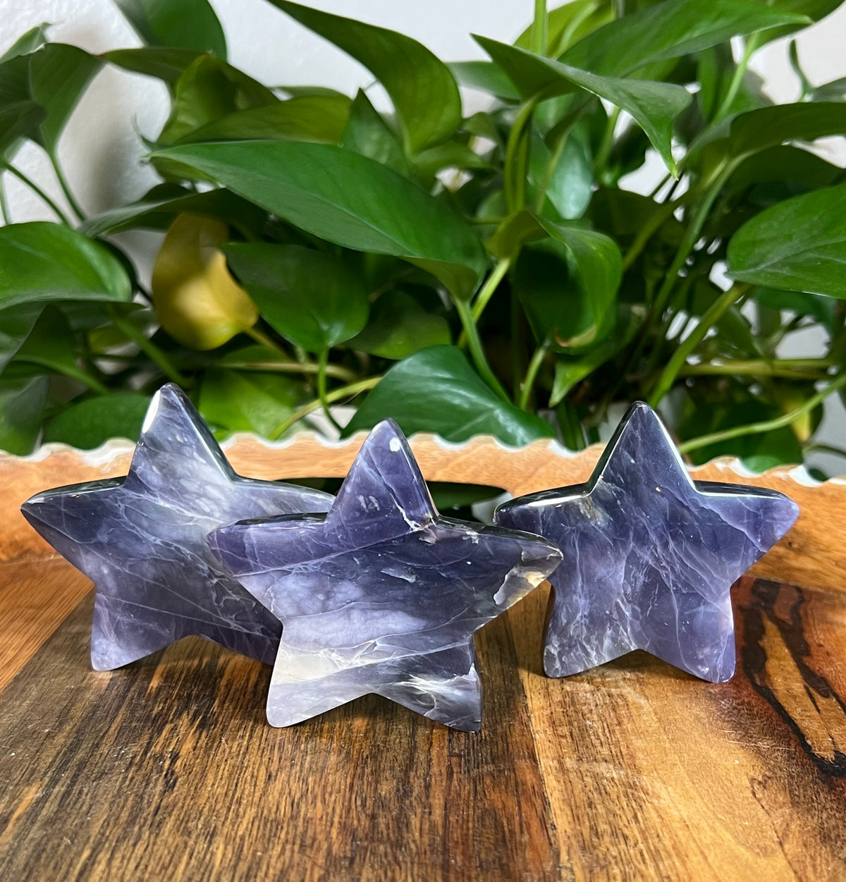 Purple Chalcedony Self Standing Stars
