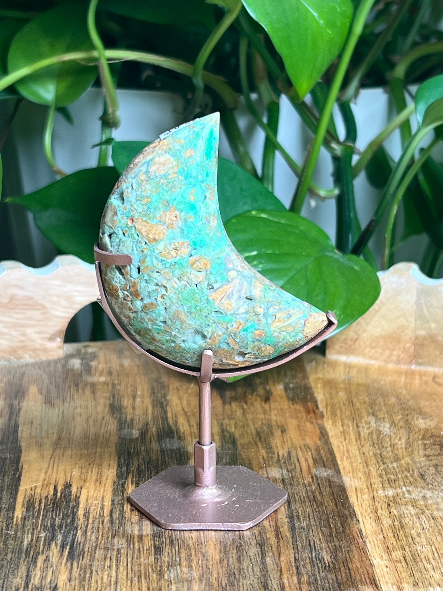 Smithsonite Mini Puffy Moon: AB