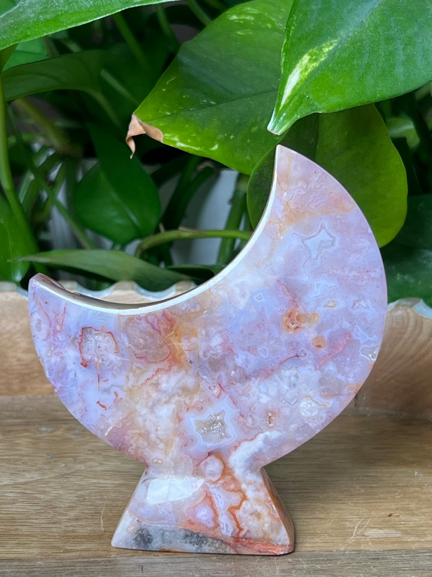Pink Carnelian Moon
