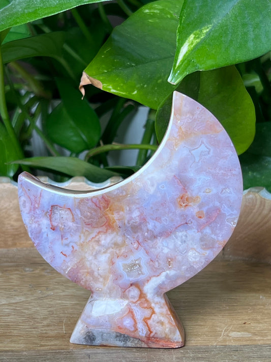 Pink Carnelian Moon
