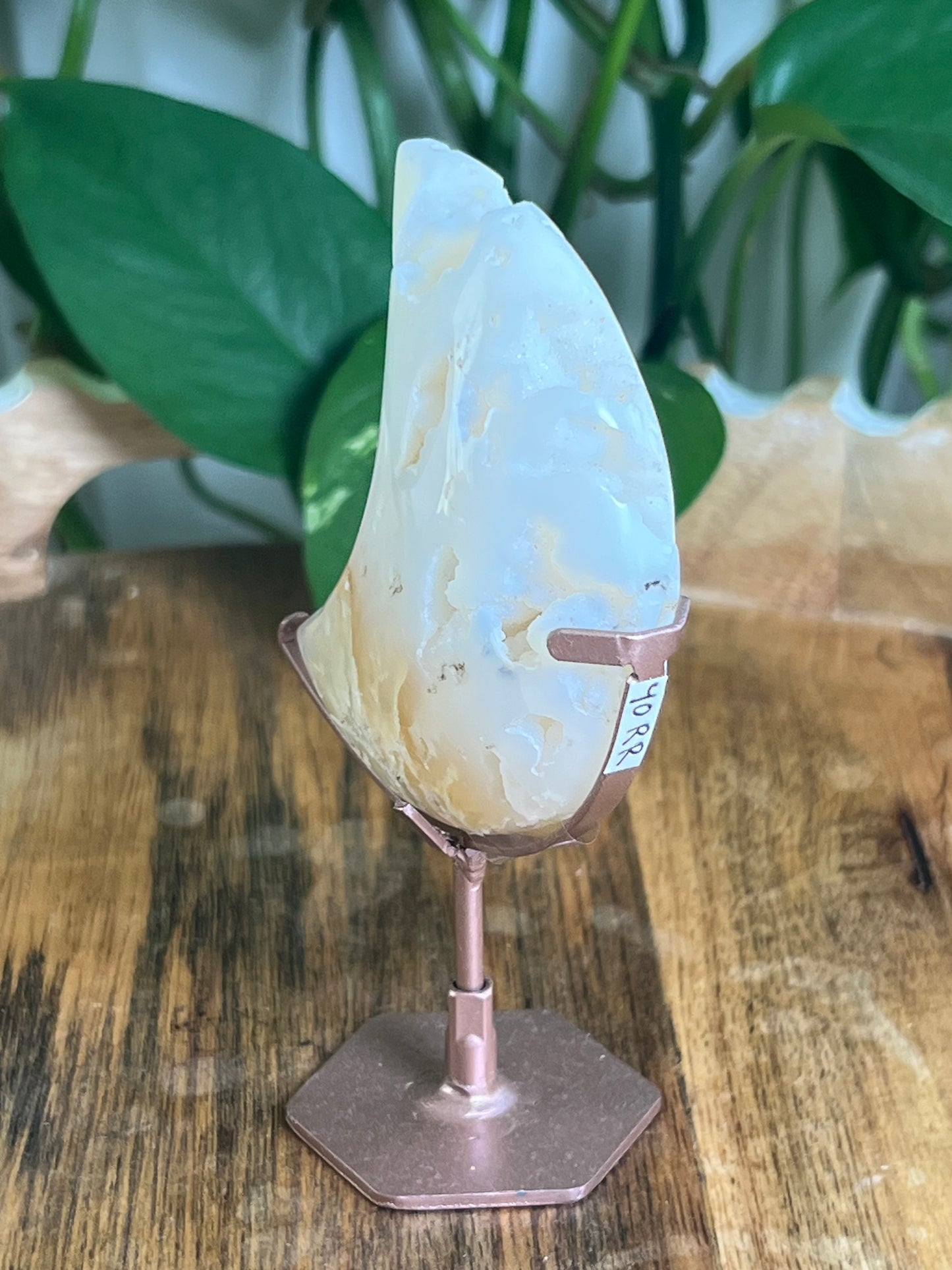 White Plume Agate Moon: RR