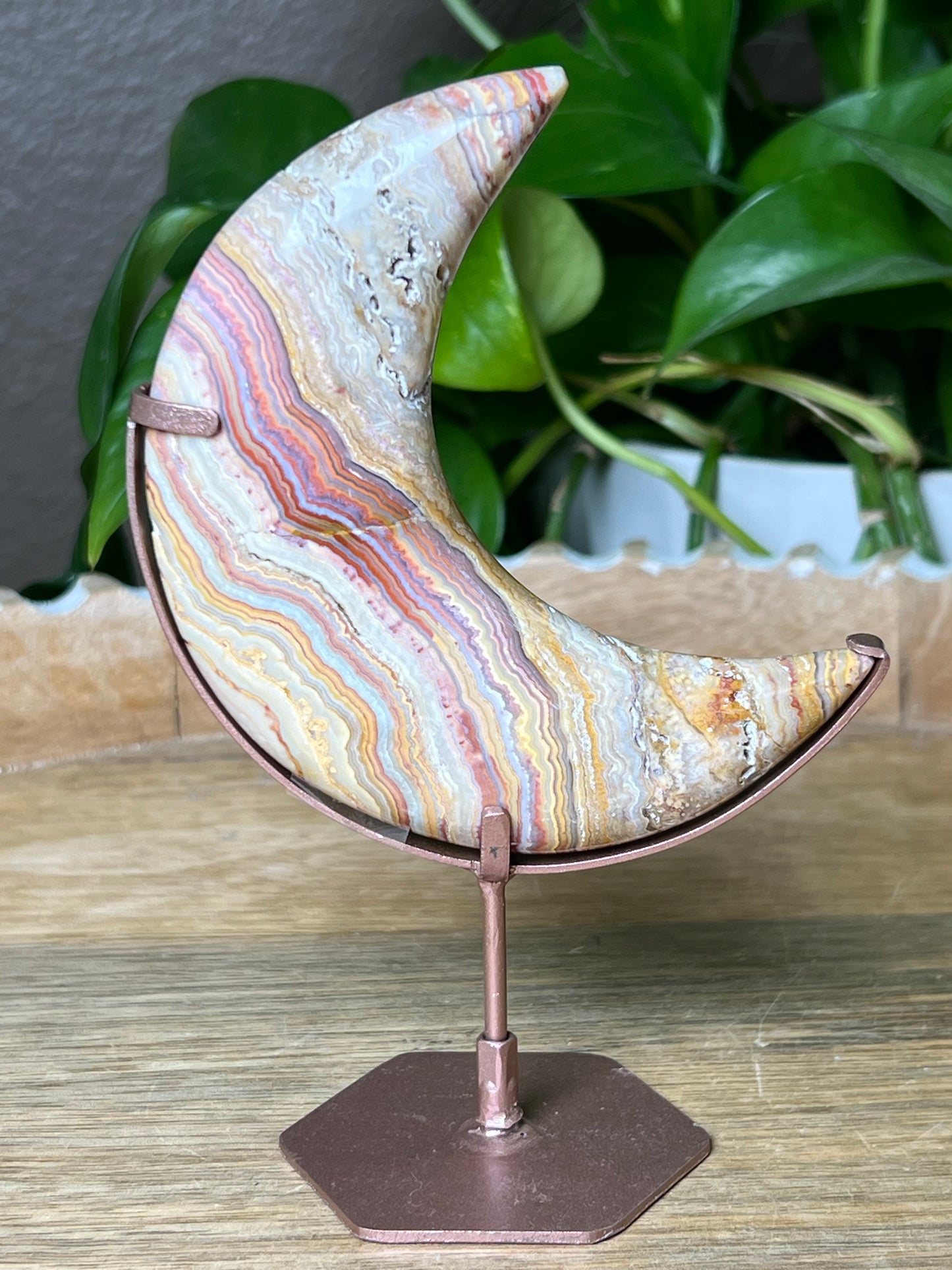 Crazy Lace Agate Moon