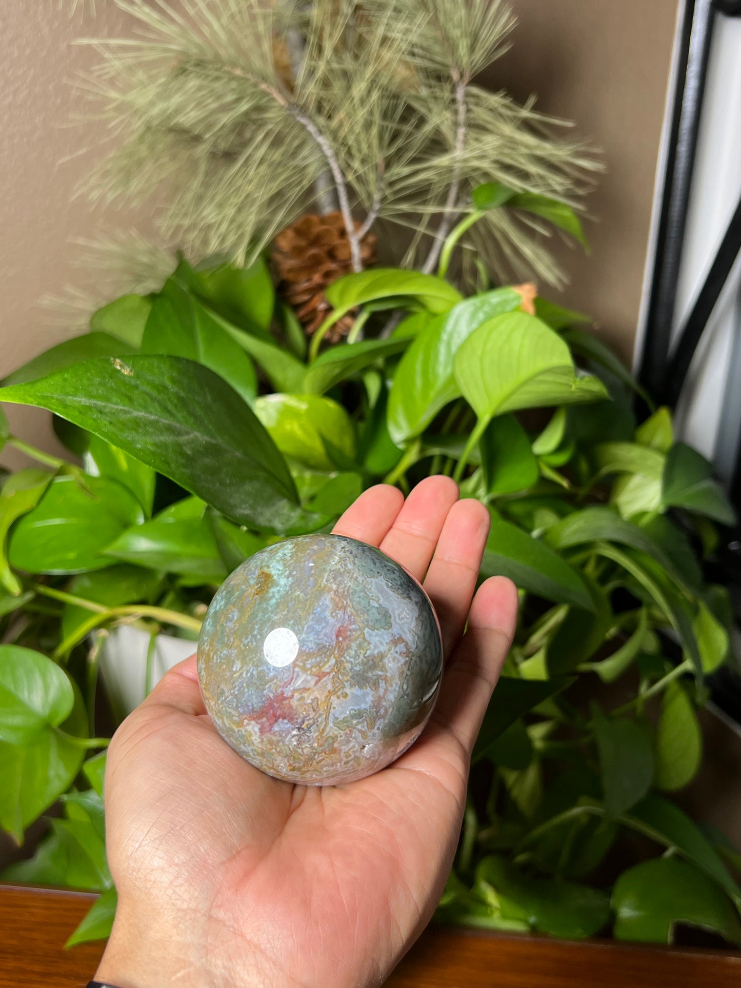 Moss Agate Sphere