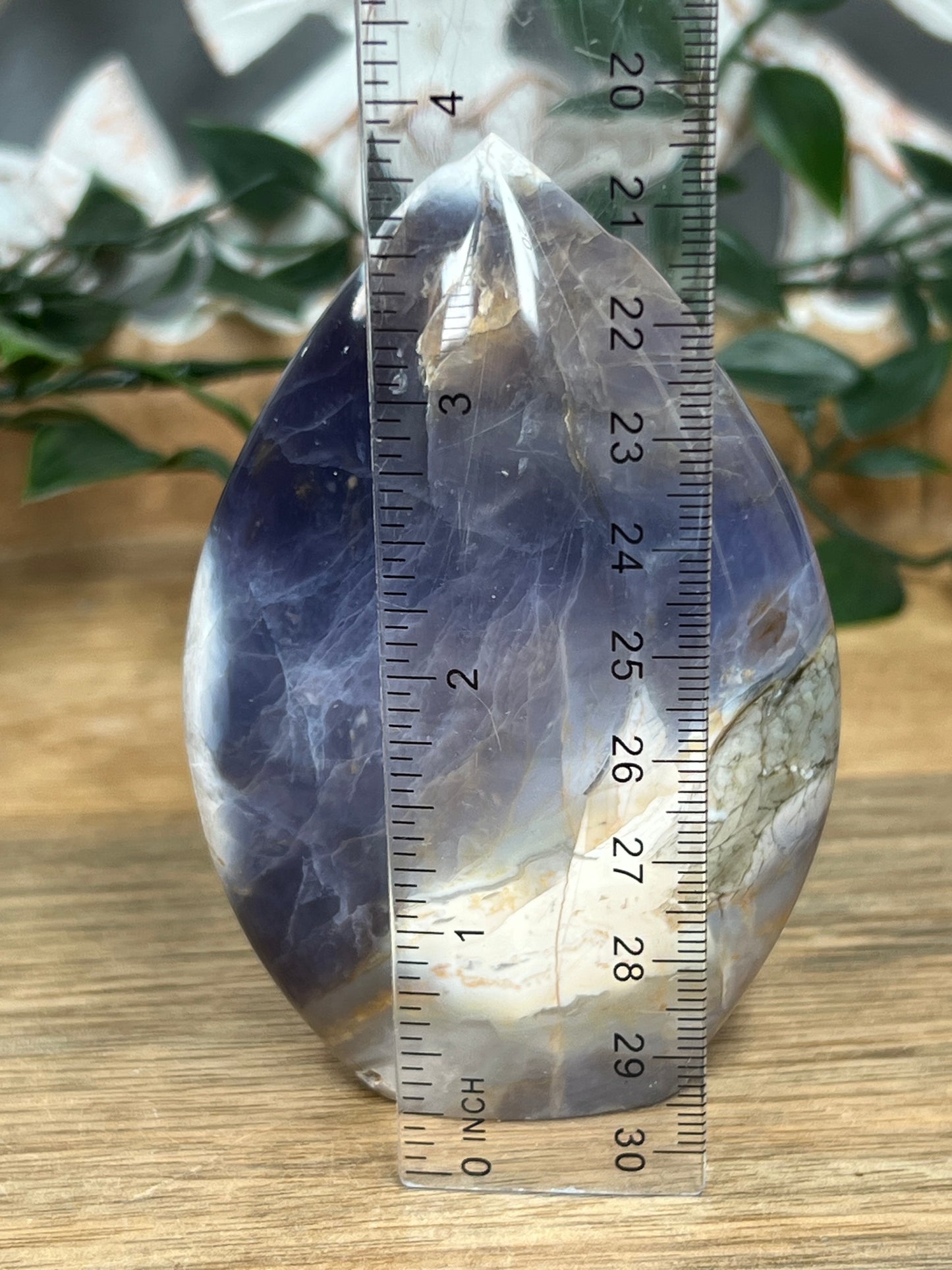 Purple Chalcedony Flame