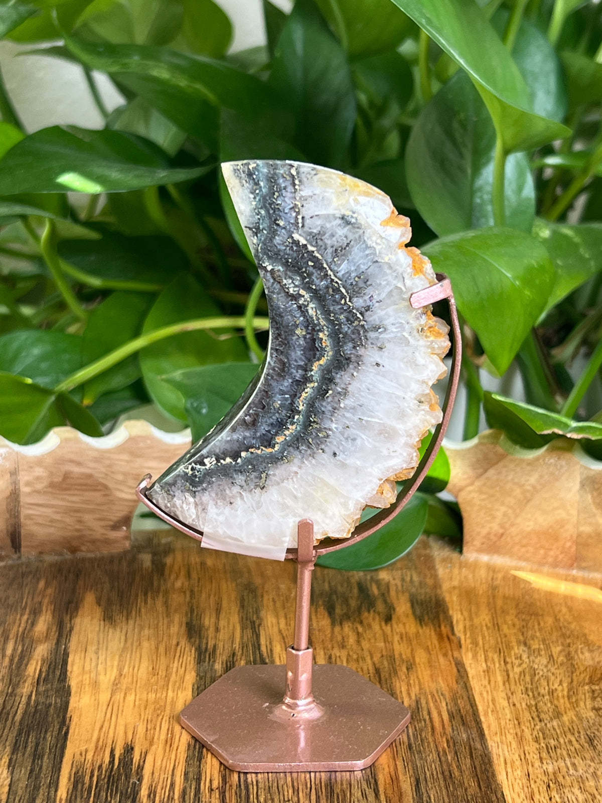 Amethyst Agate Moon: RB