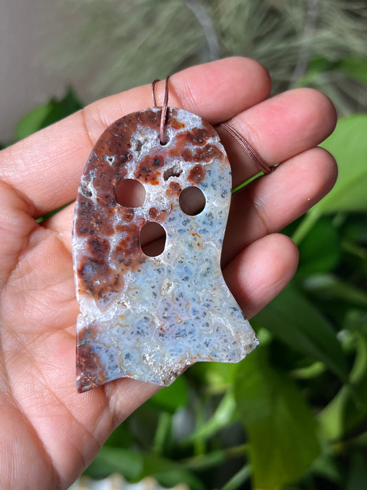 Marcasite Ghost Ornament