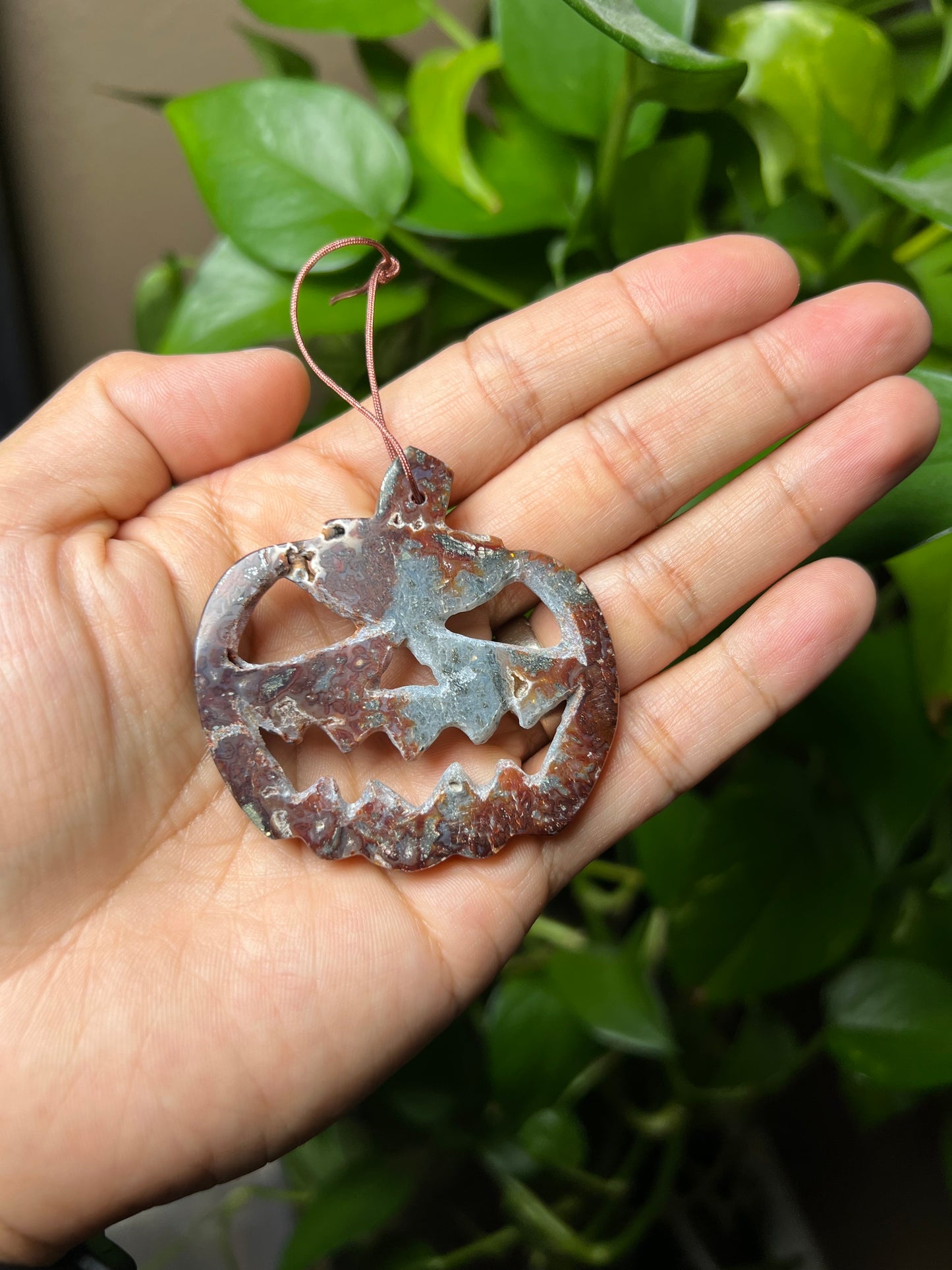 Marcasite Jack-O-Lantern Ornaments