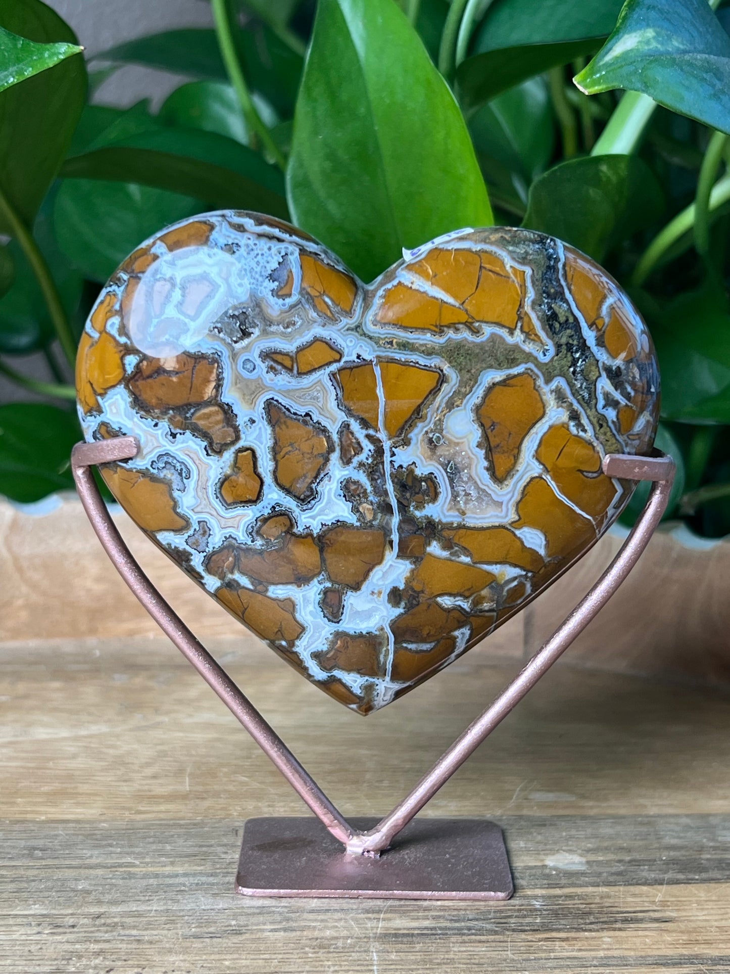 Brecciated Jasper Heart