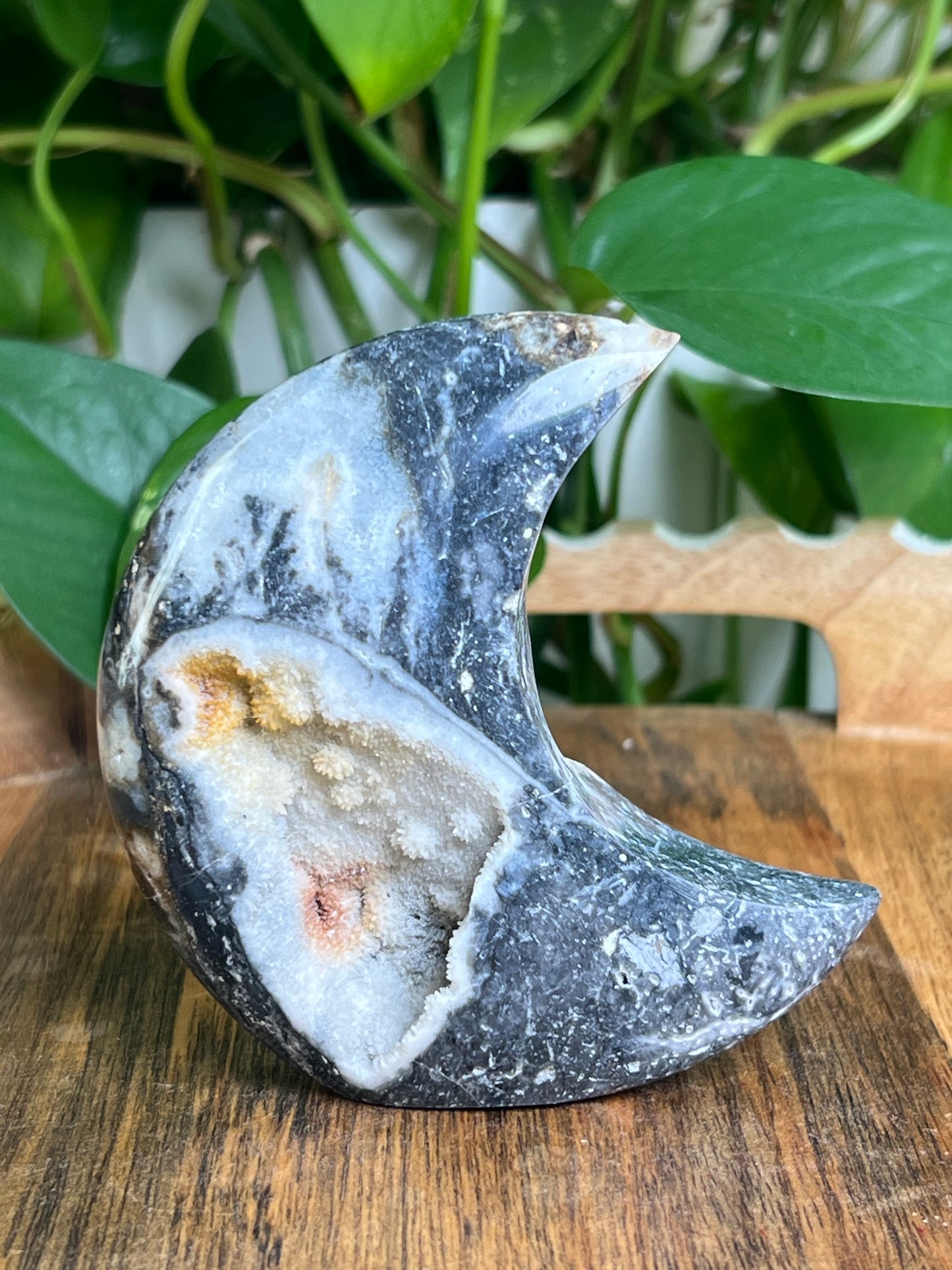 Sphalerite Self-Standing Moon: DE