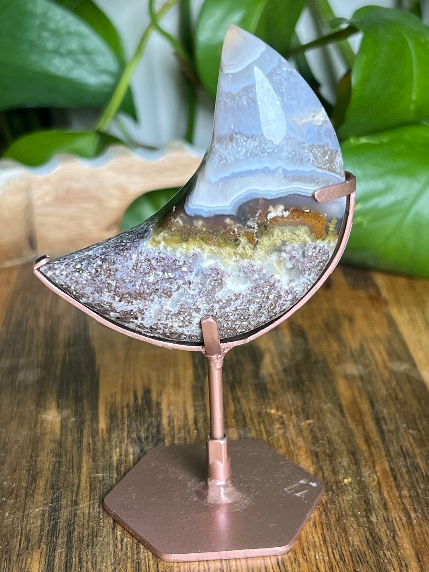 Scenic Moss Agate Moon
