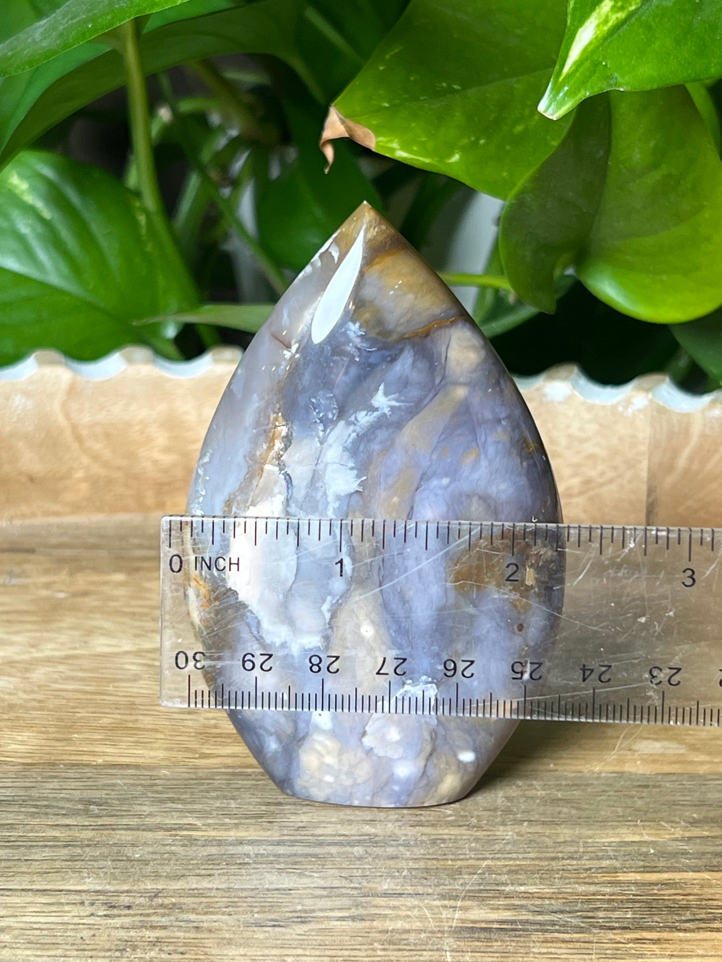 Purple Chalcedony Flame