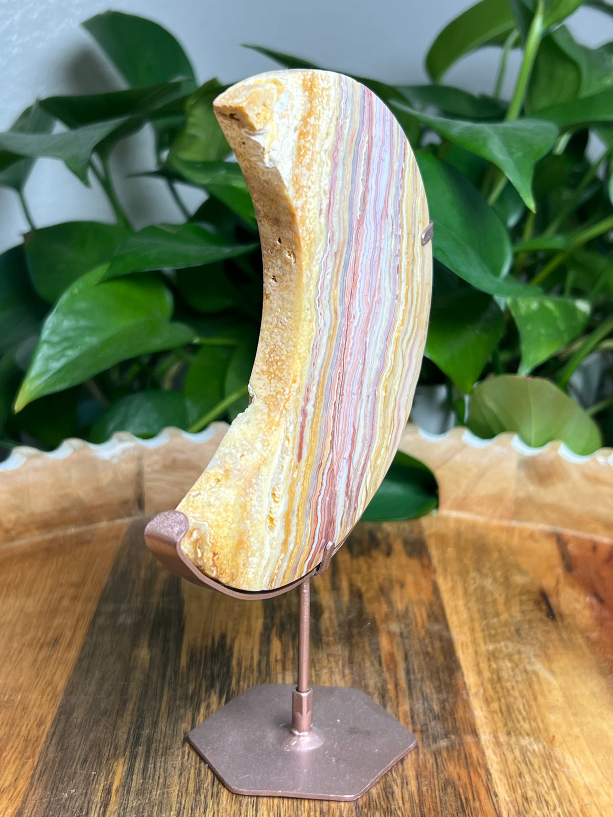 Crazy Lace Agate Moon: KL