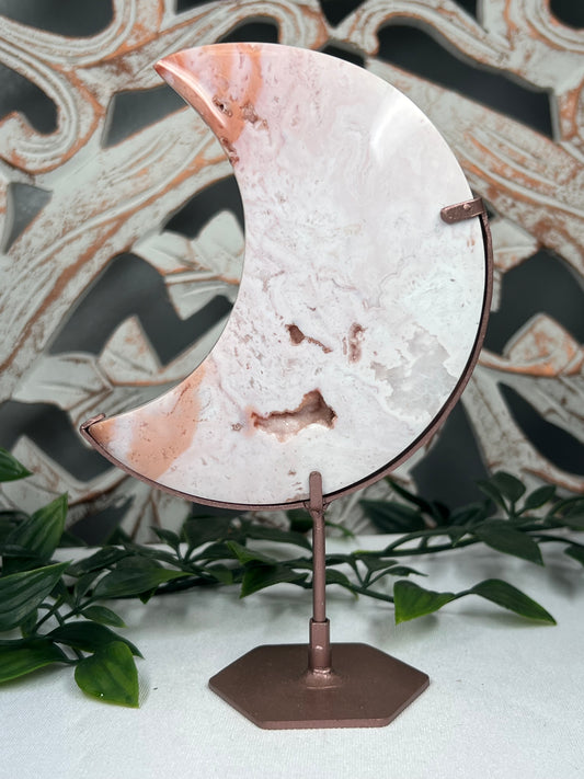 Pink Carnelian Moon