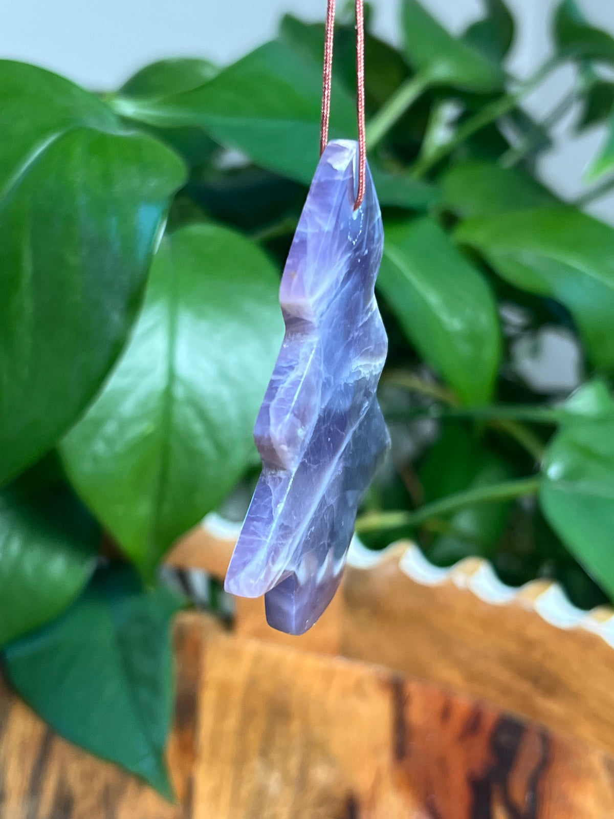 Purple Chalcedony Tree Ornaments