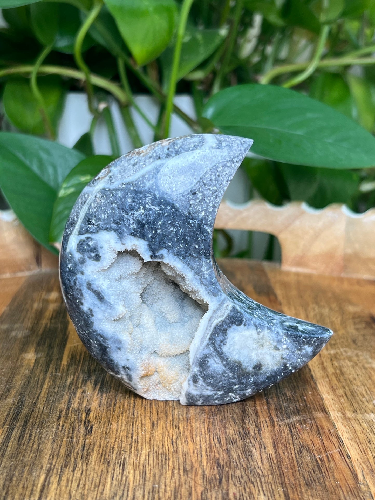 Sphalerite Self-Standing Moon: DA