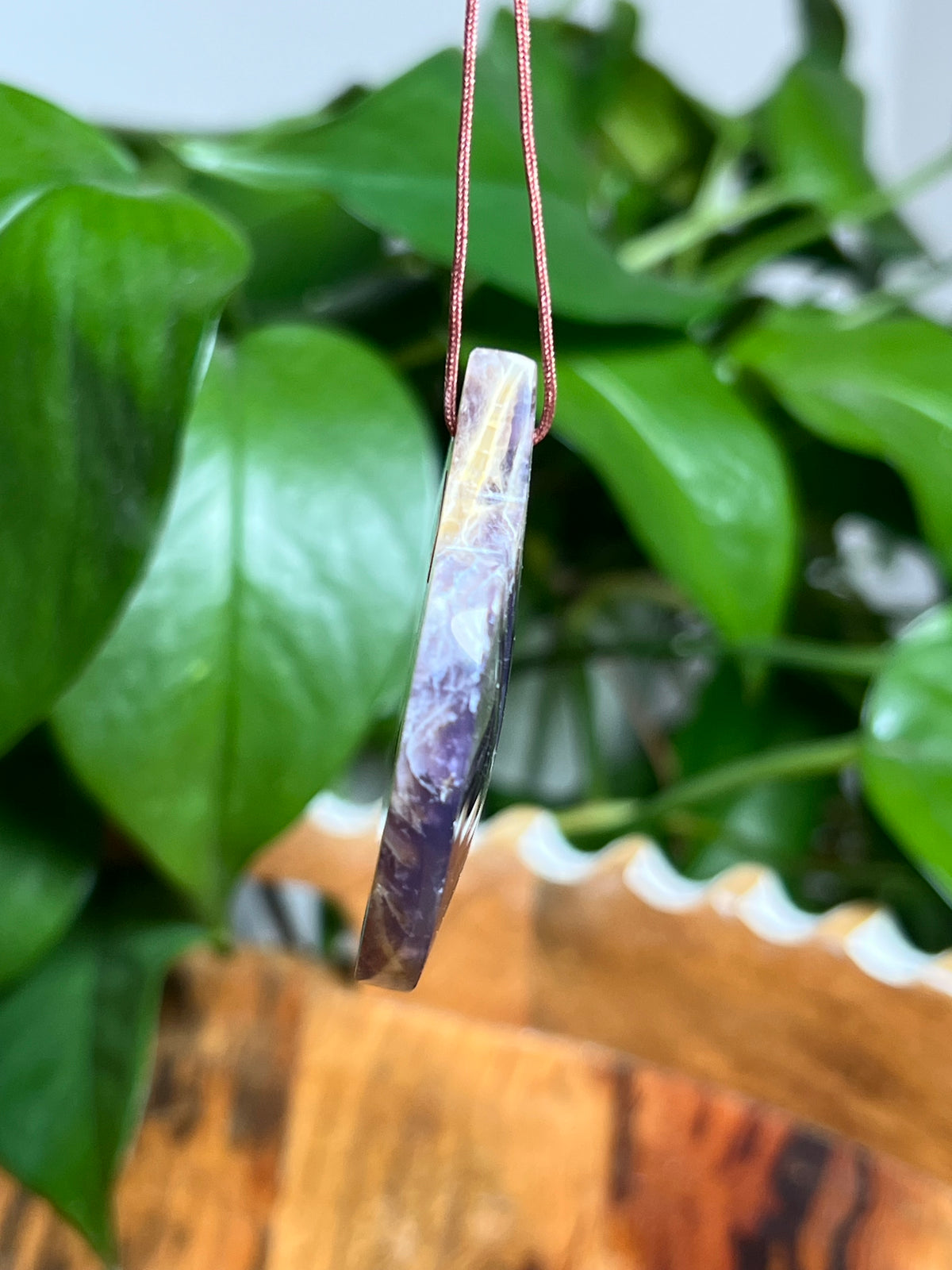 Purple Chalcedony Pumpkin Ornaments