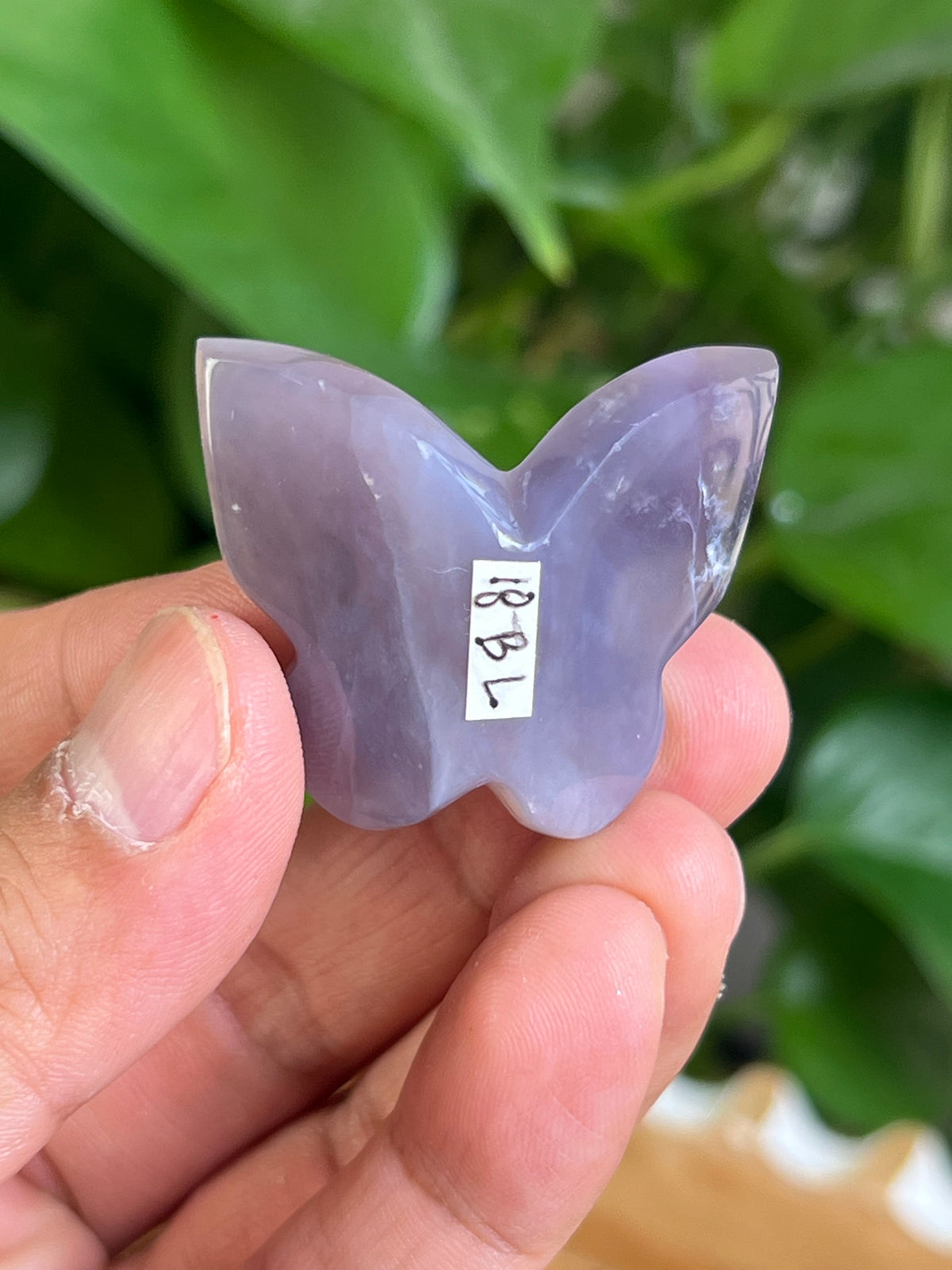 Purple Chalcedony 3D Mini Butterfly: BL