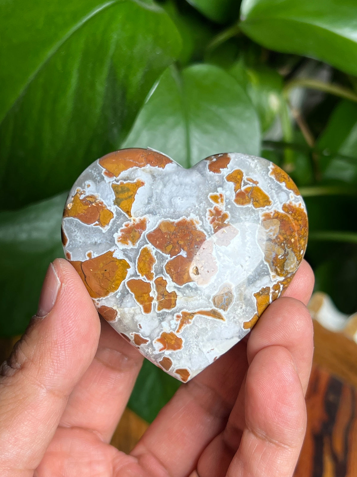 Brecciated Jasper Hearts