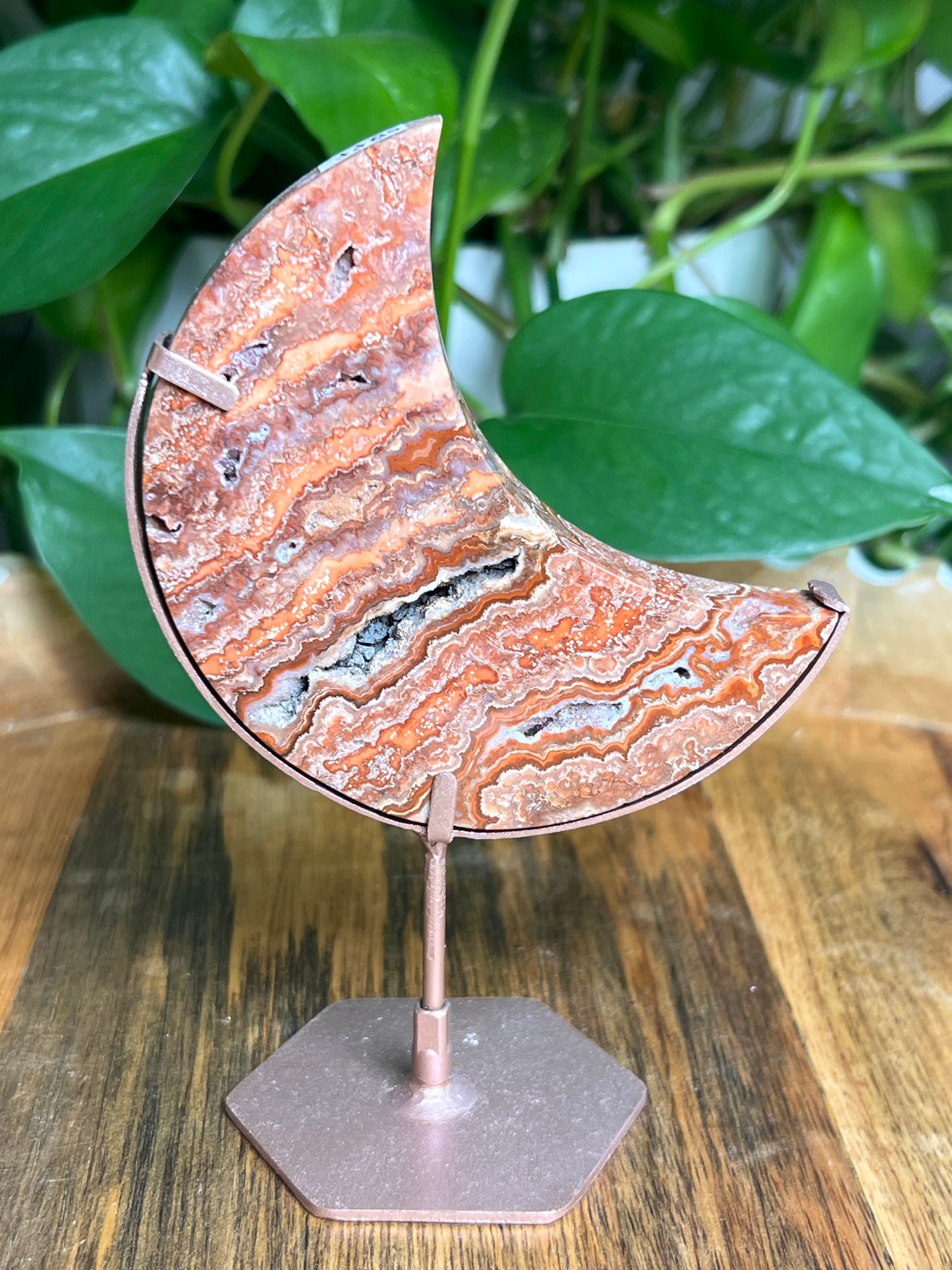 Crazy Lace Agate Moon: PF