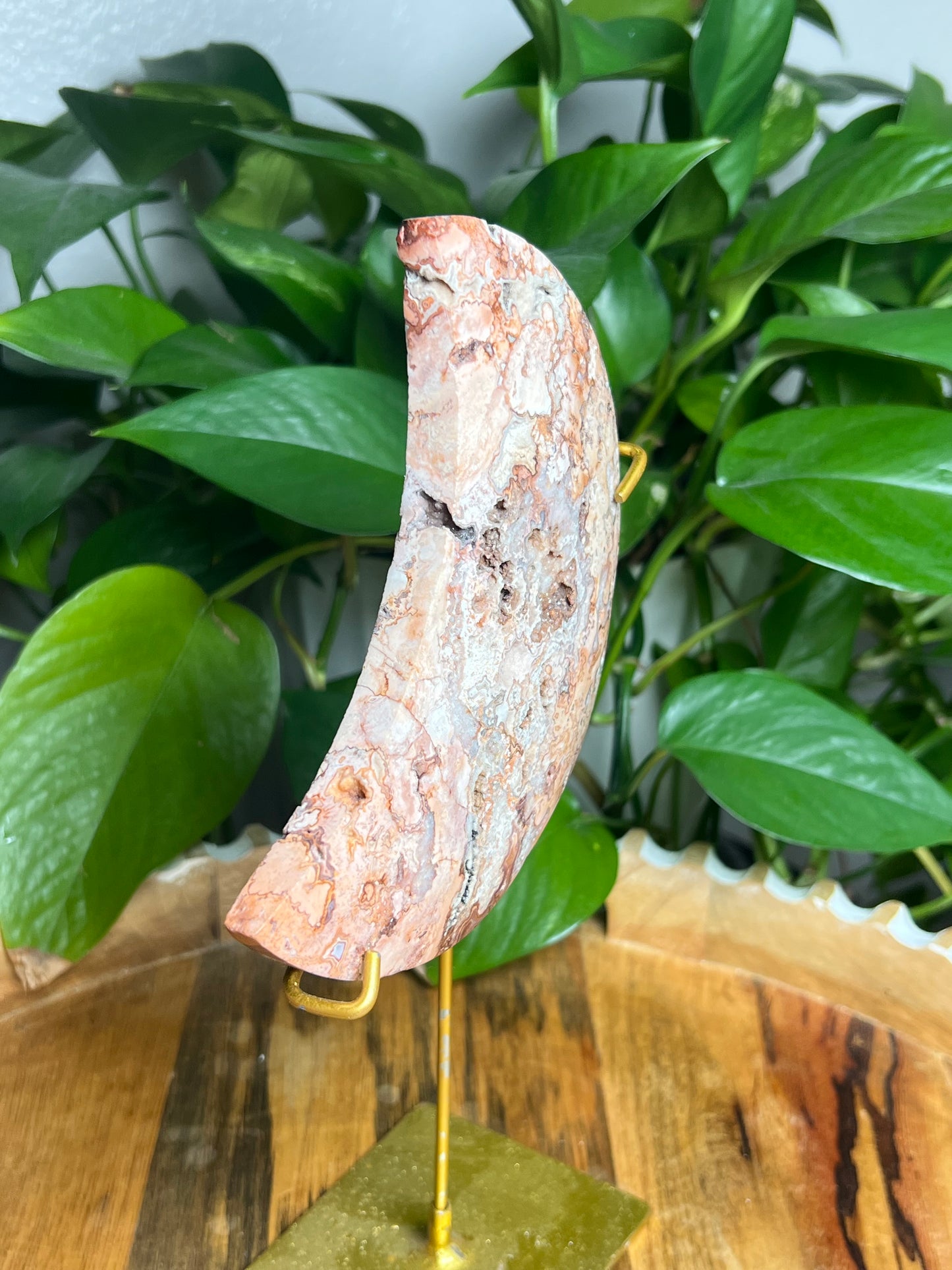 Crazy Lace Agate Moon: Ki