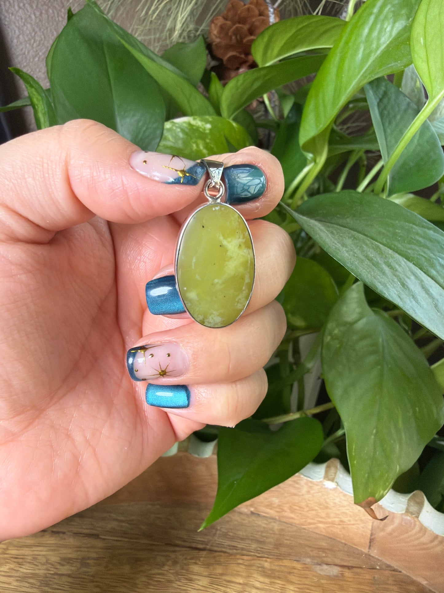 Idocrase Oval Pendant