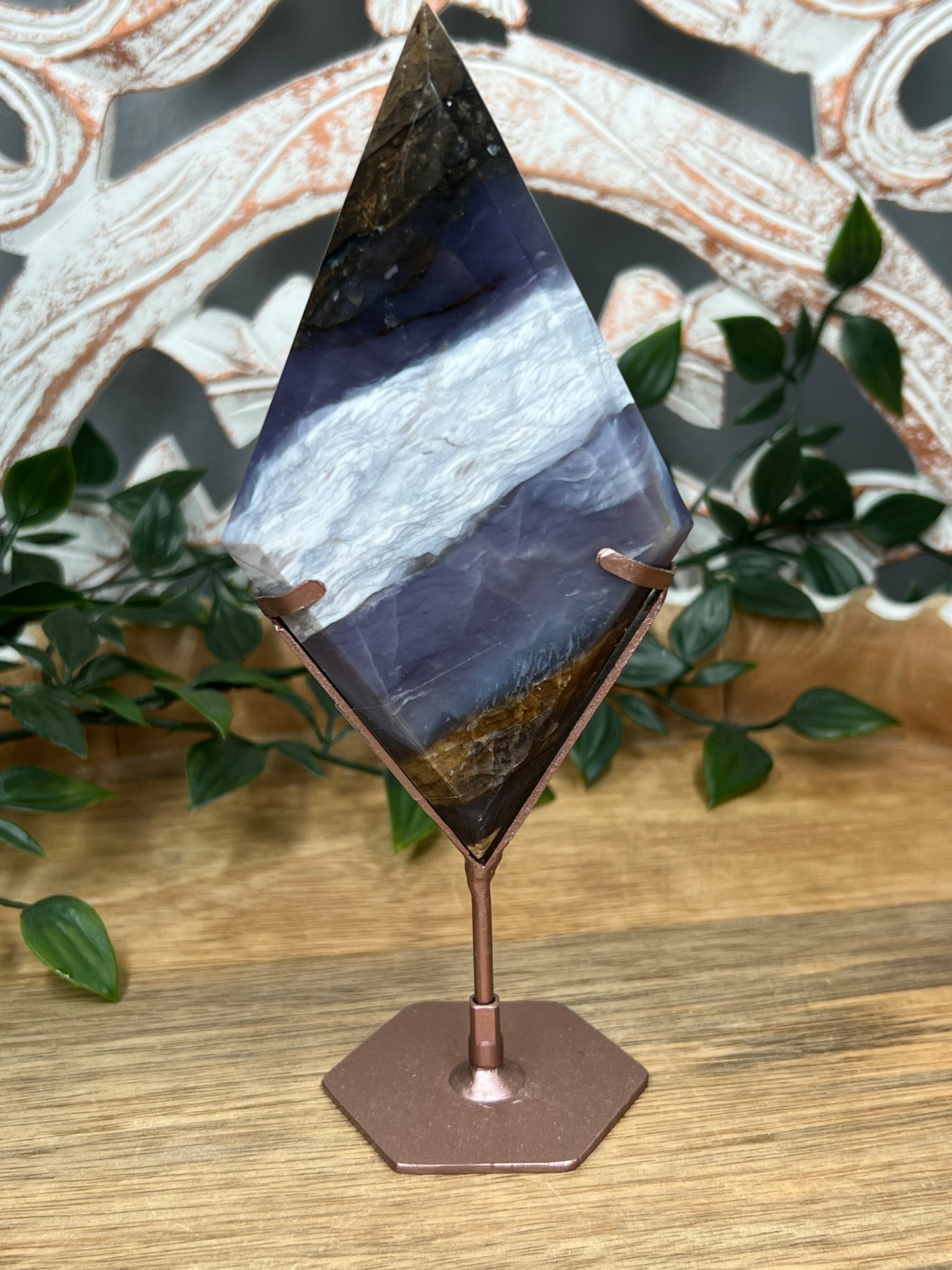 Purple Chalcedony Diamond