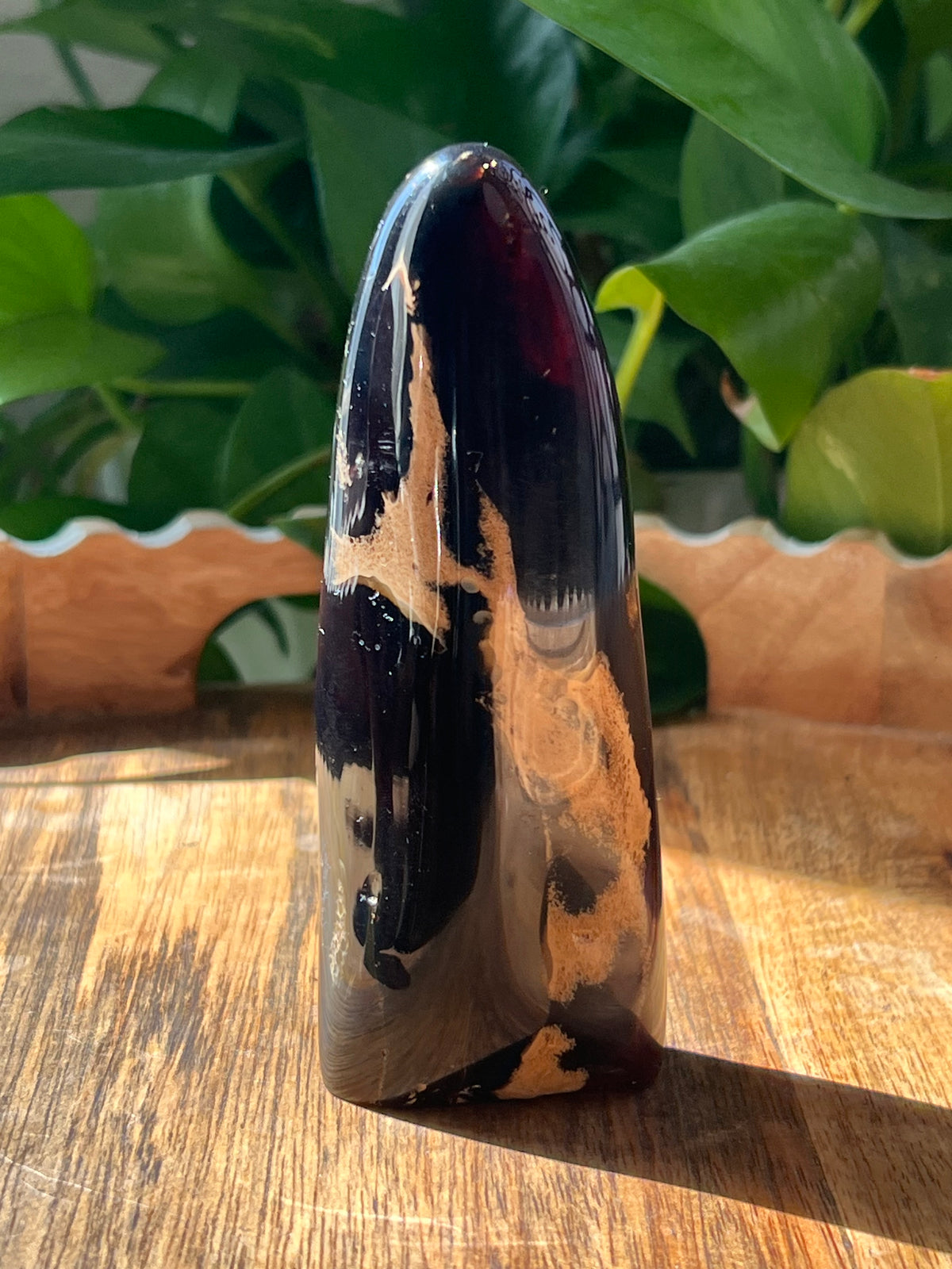 Blue Amber Freeform: J