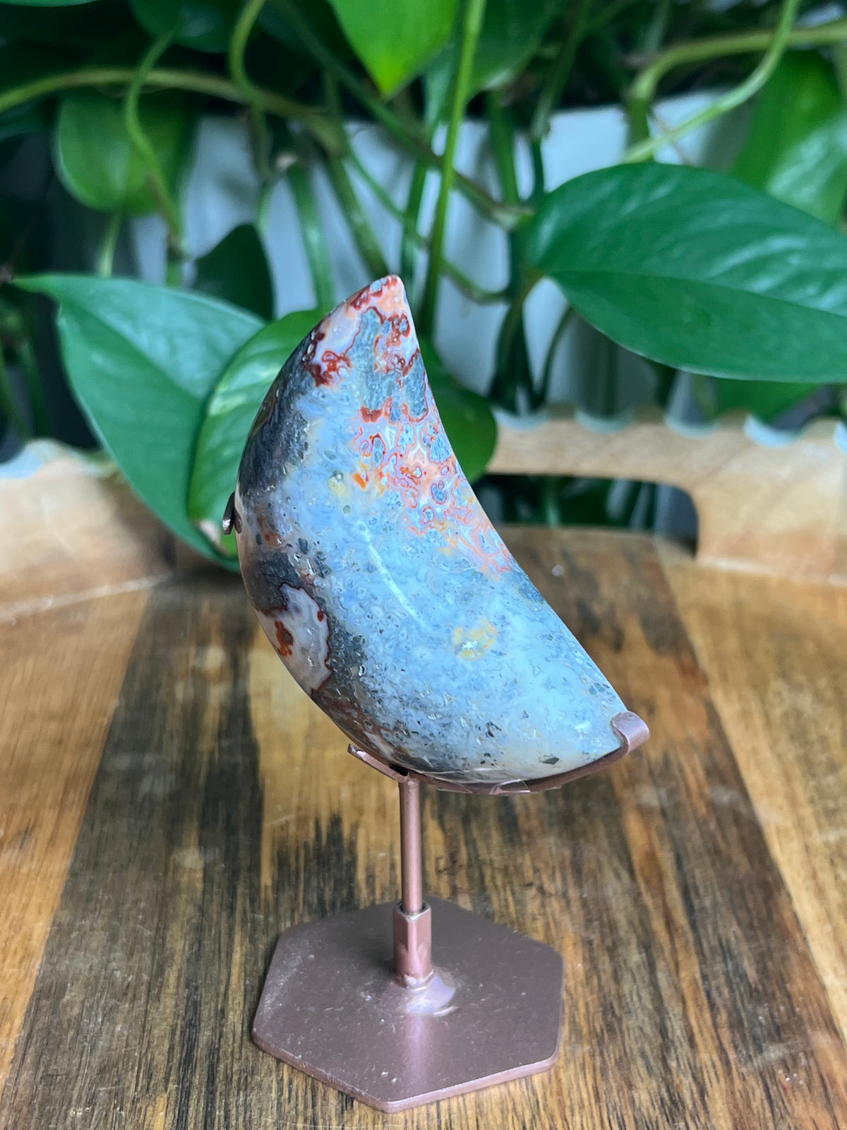 Marcasite Mini Puffy Moon: DP