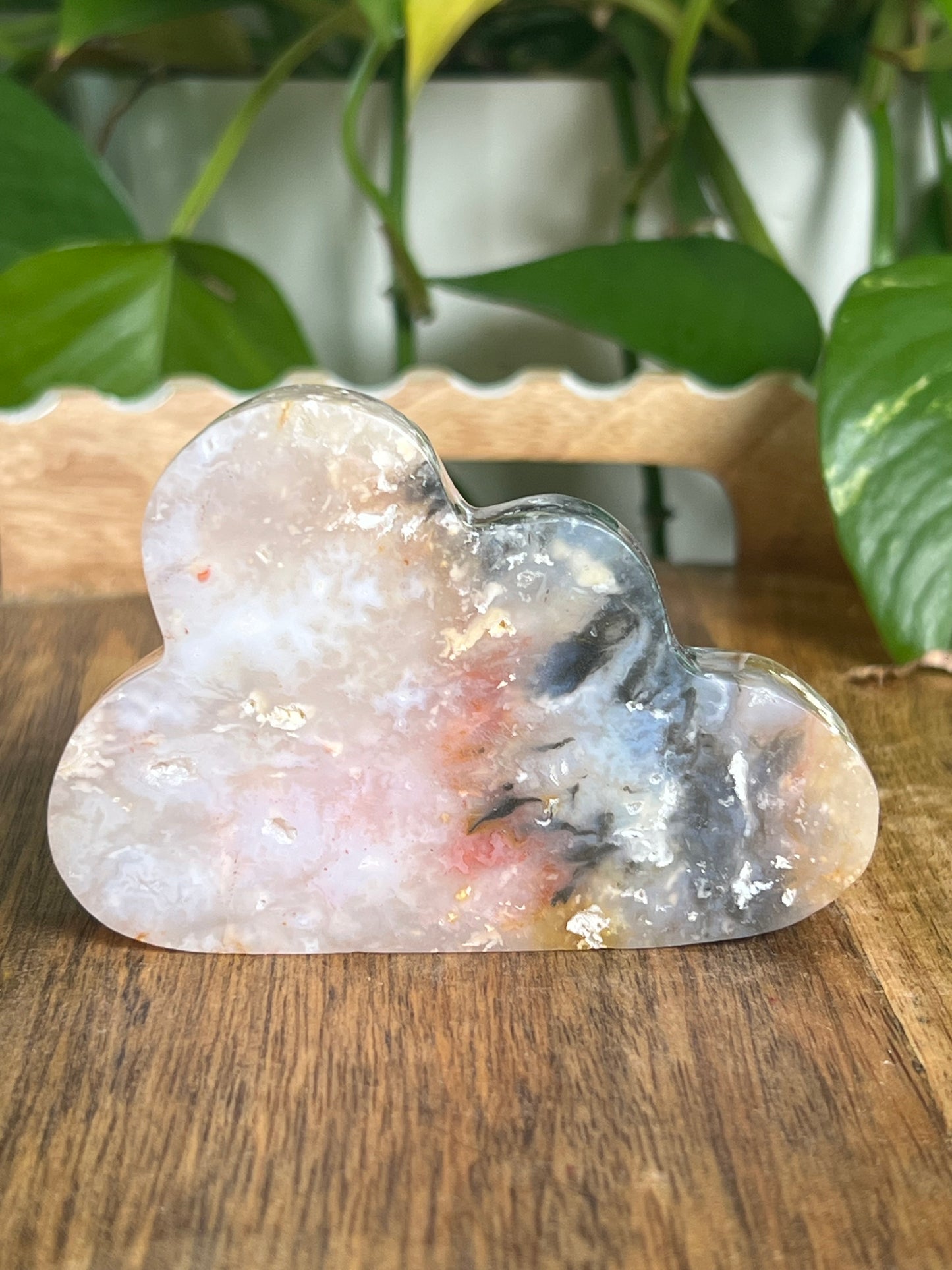 Rainbow Plume Agate Cloud PB