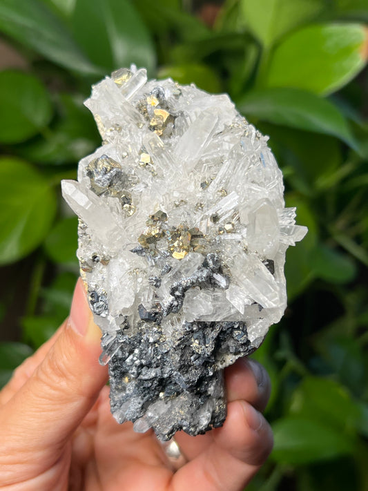 Rainbow Pyrite Quartz