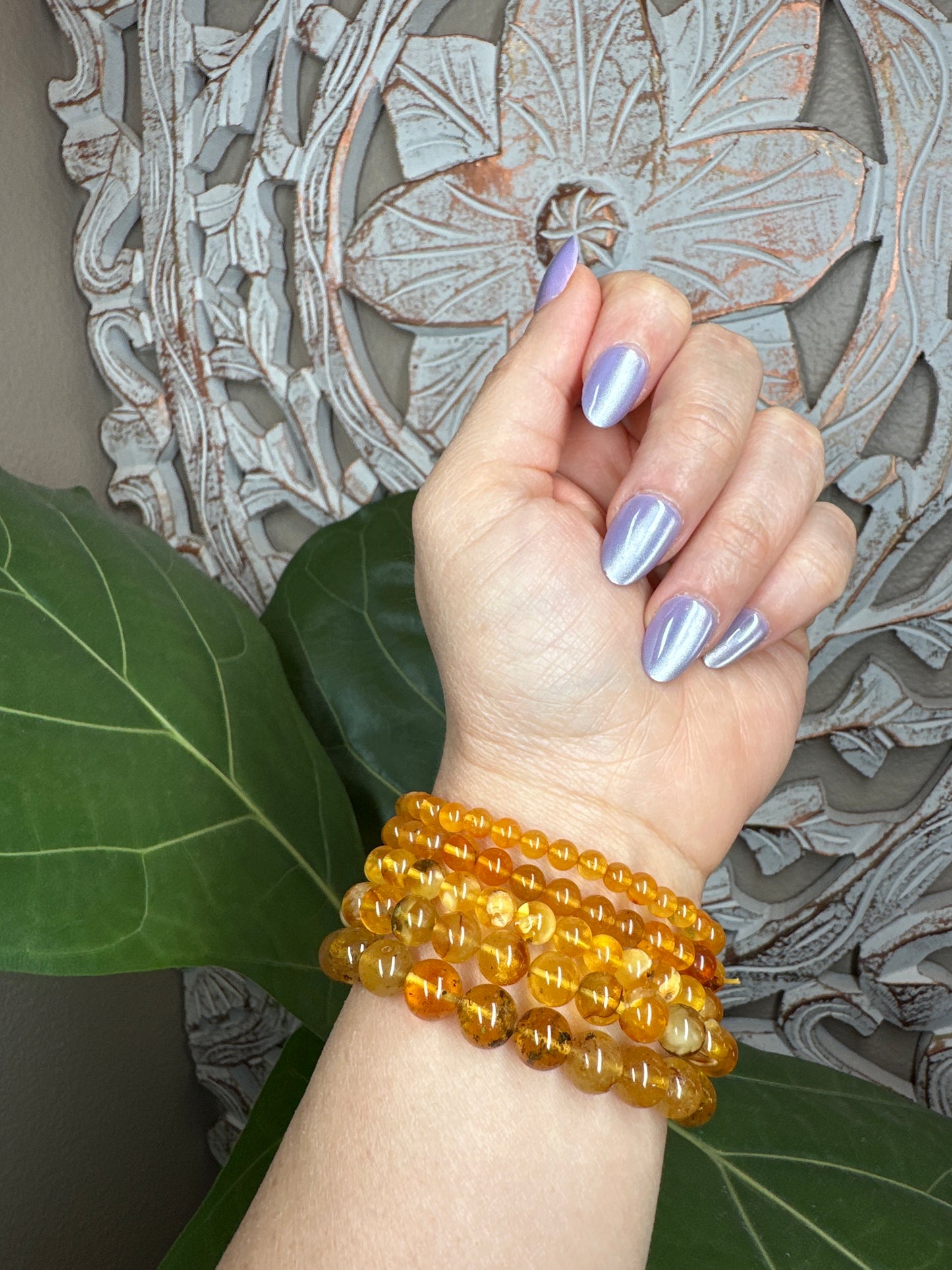 Baltic Amber Beaded Bracelet