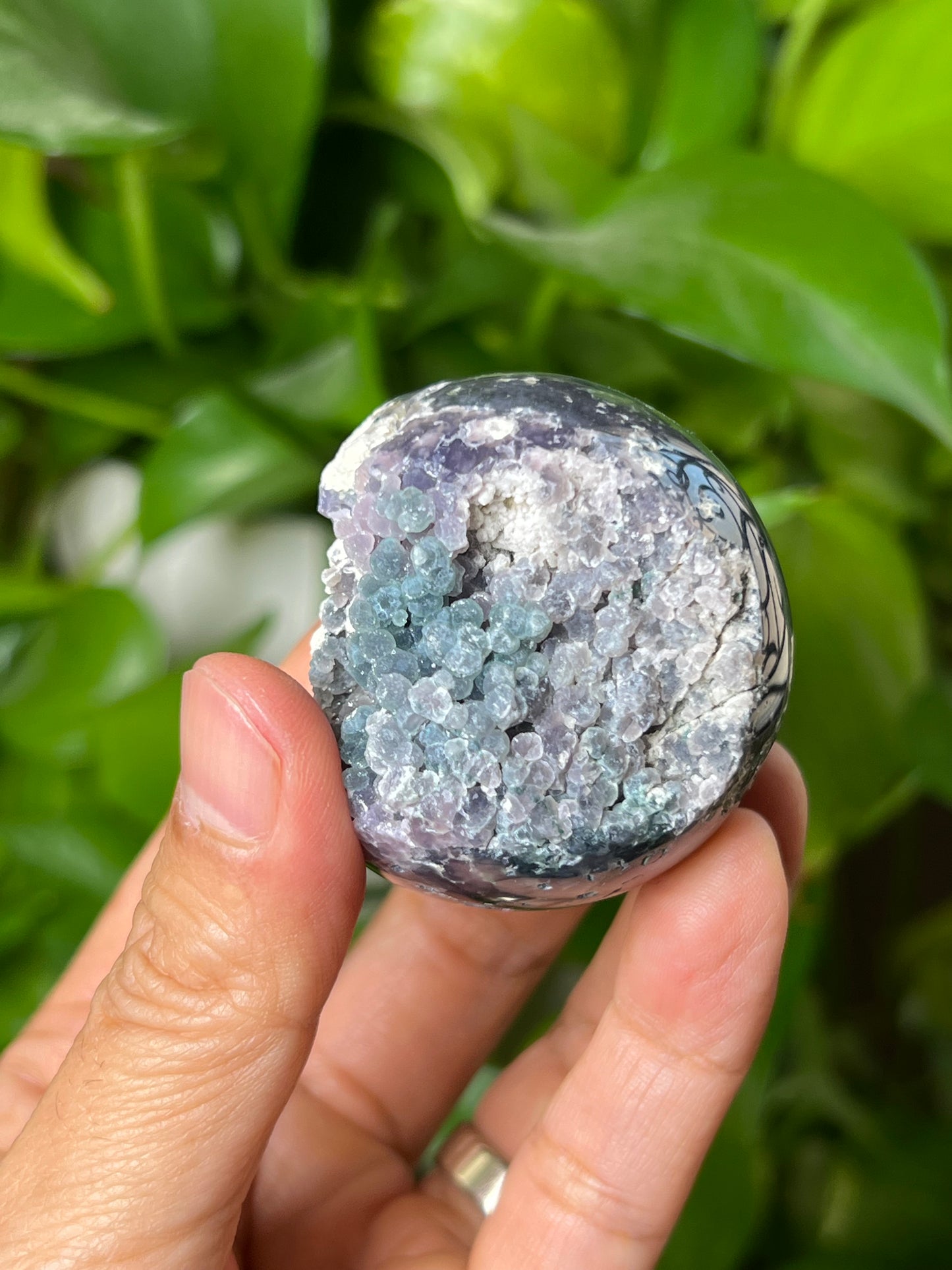 Grape Agate Sphere