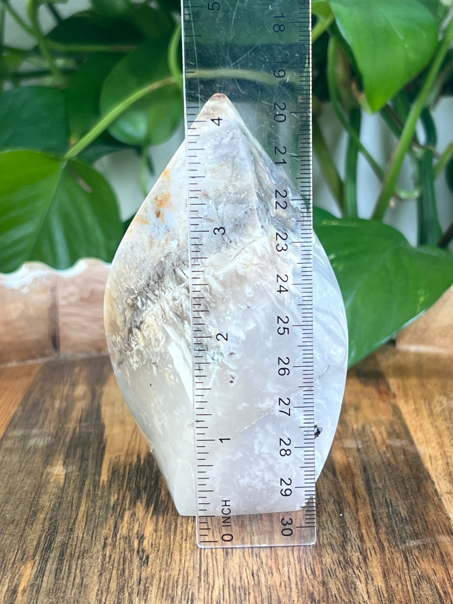 Dendritic Tiger Agate Flame: BA