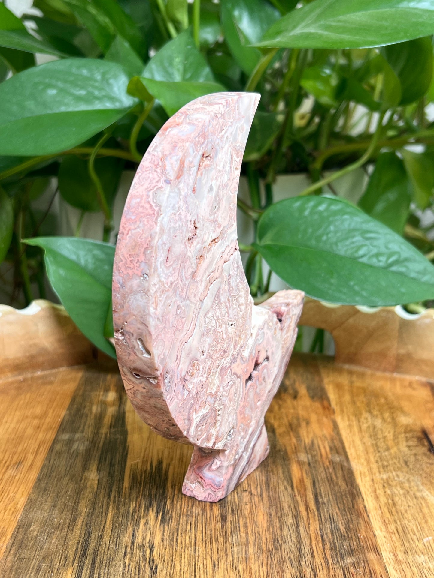 Crazy Lace Agate Moon: LK