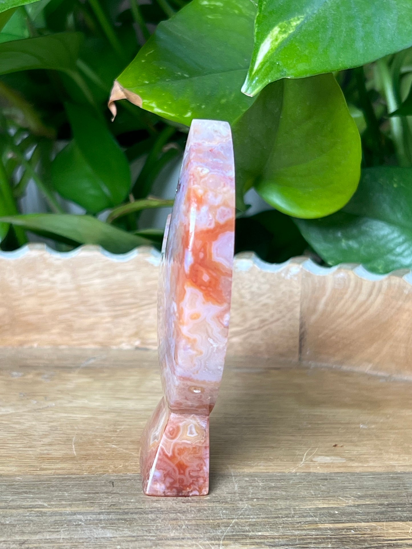 Pink Carnelian Moon
