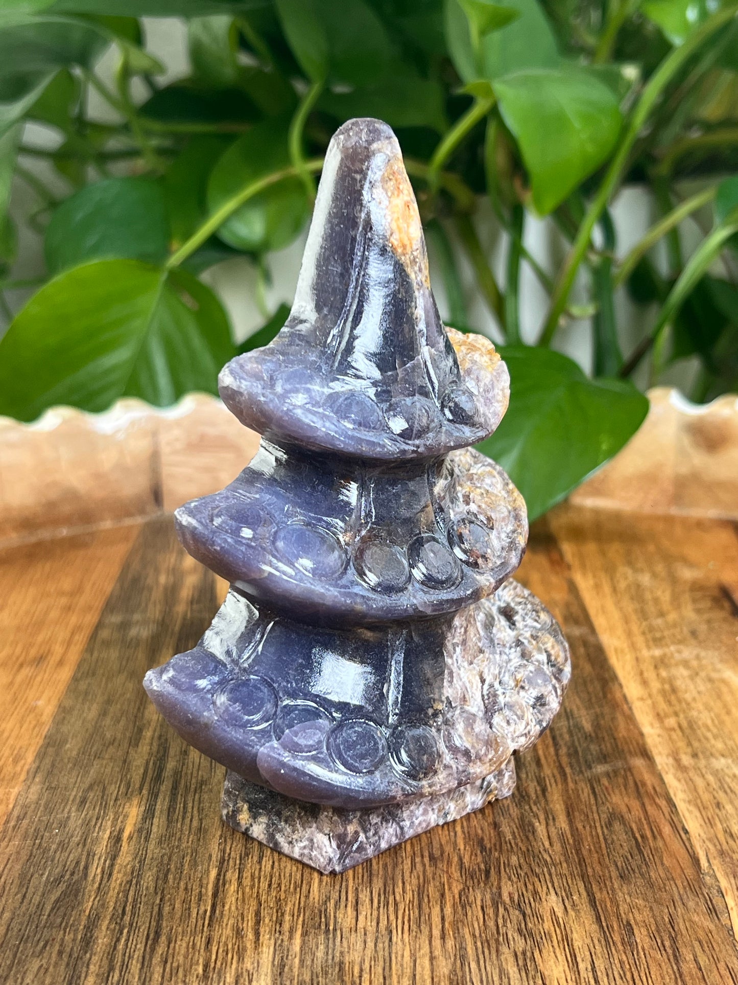 Purple Chalcedony Tree: B