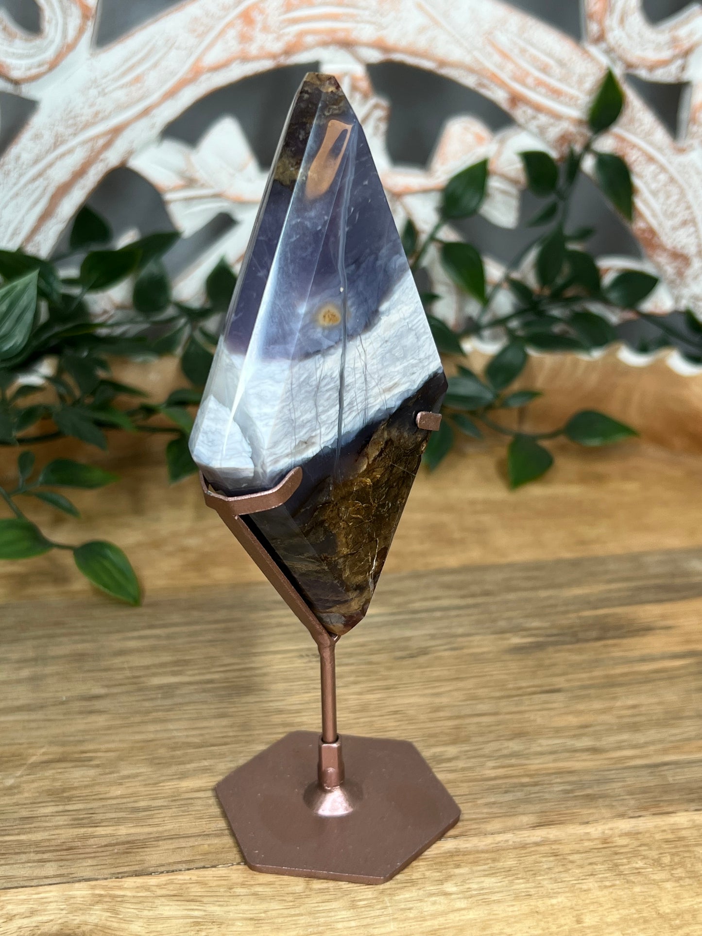 Purple Chalcedony Diamond