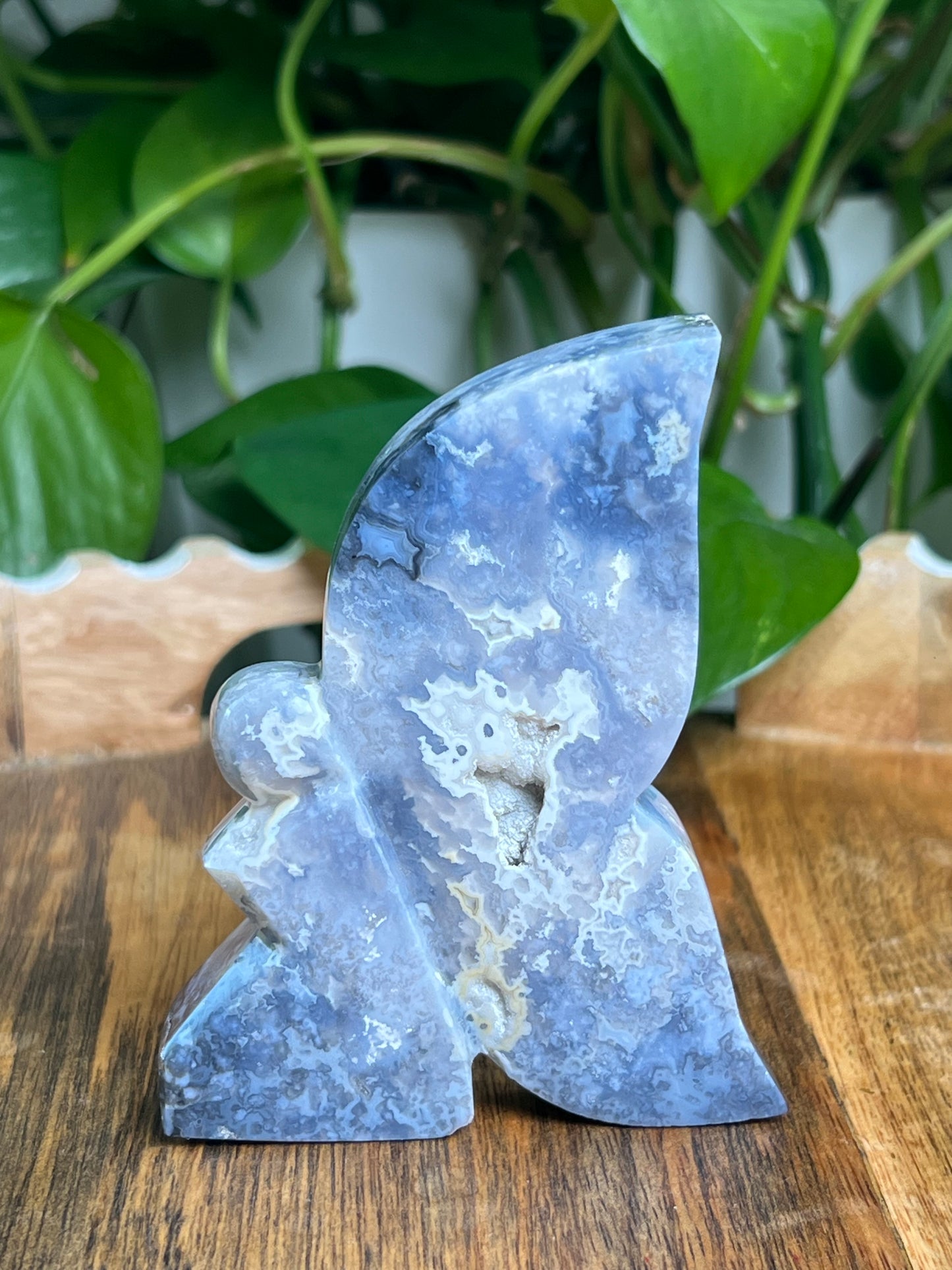 Blue Plume Agate Fairy: KB