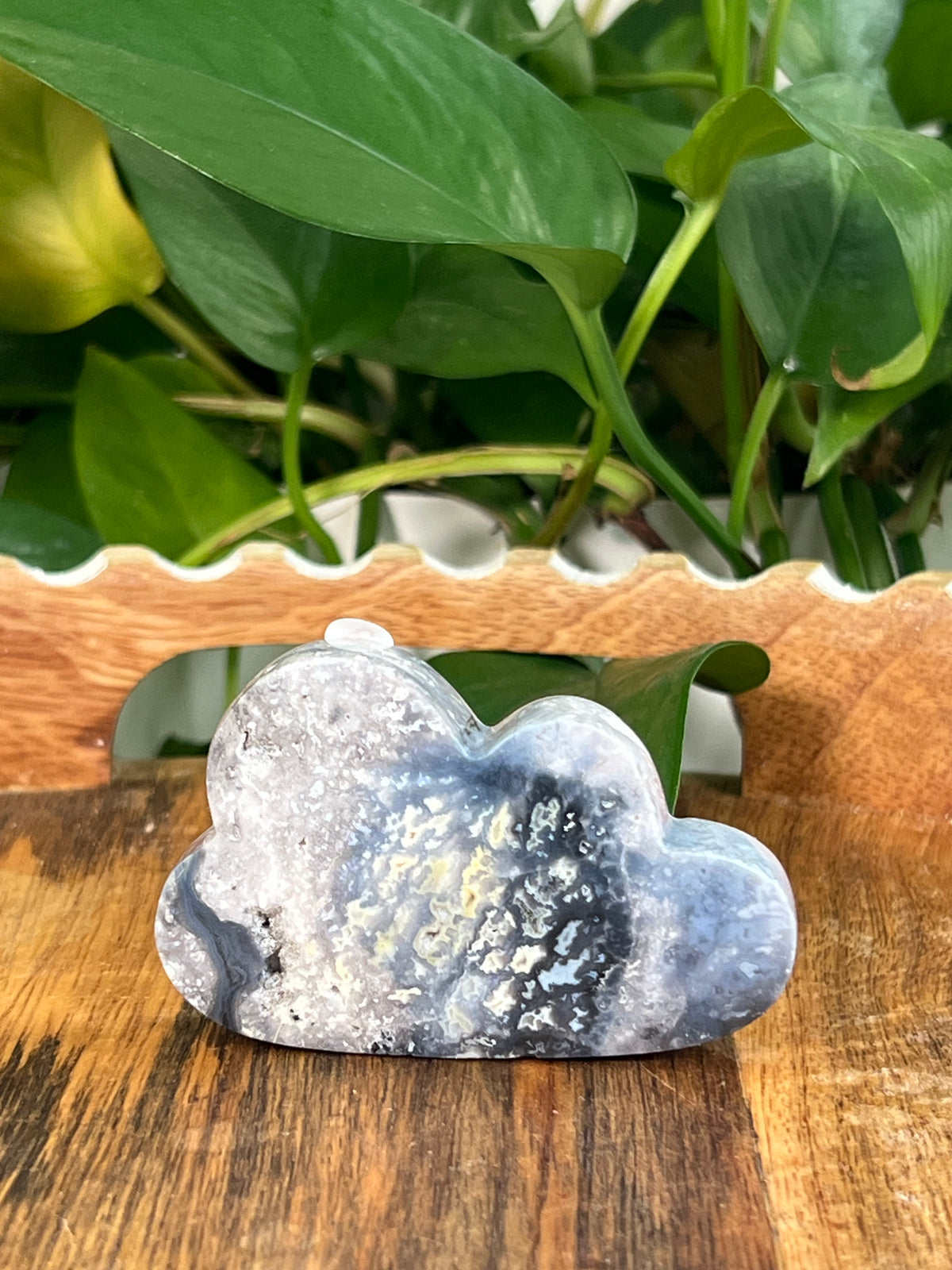 Blue Plume Agate Mini Clouds