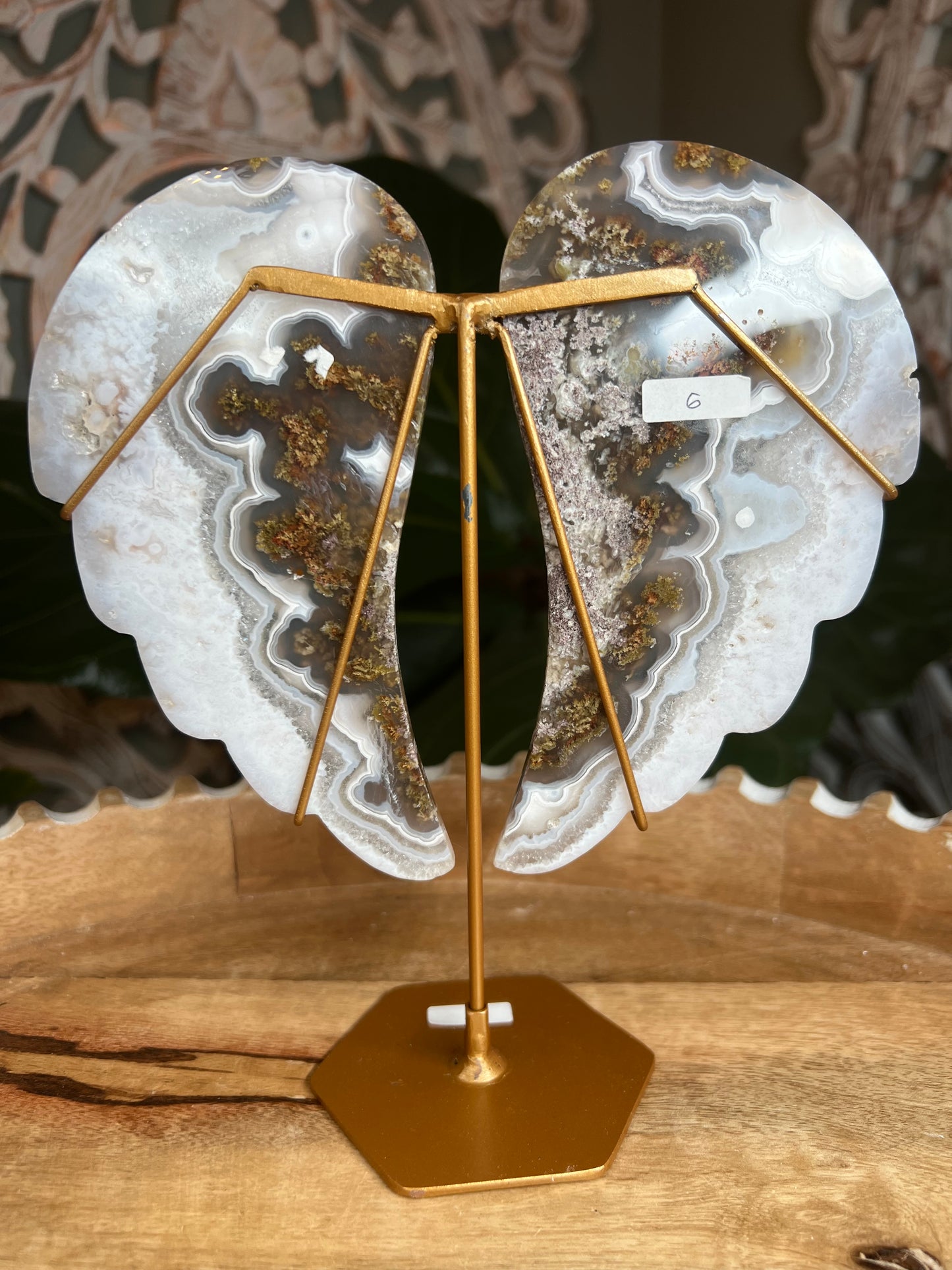 Scenic Moss Agate Wings