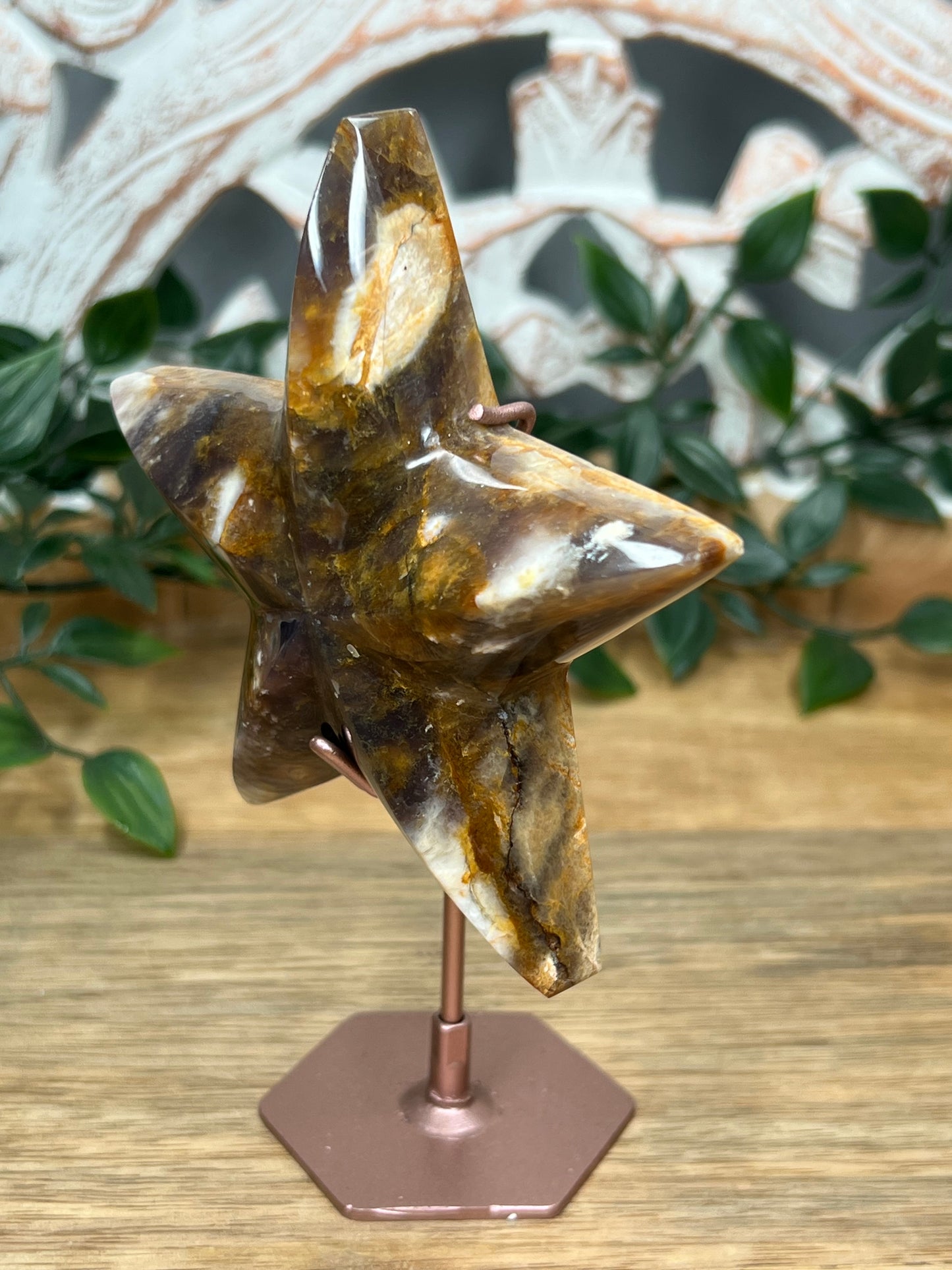 Purple Chalcedony Star