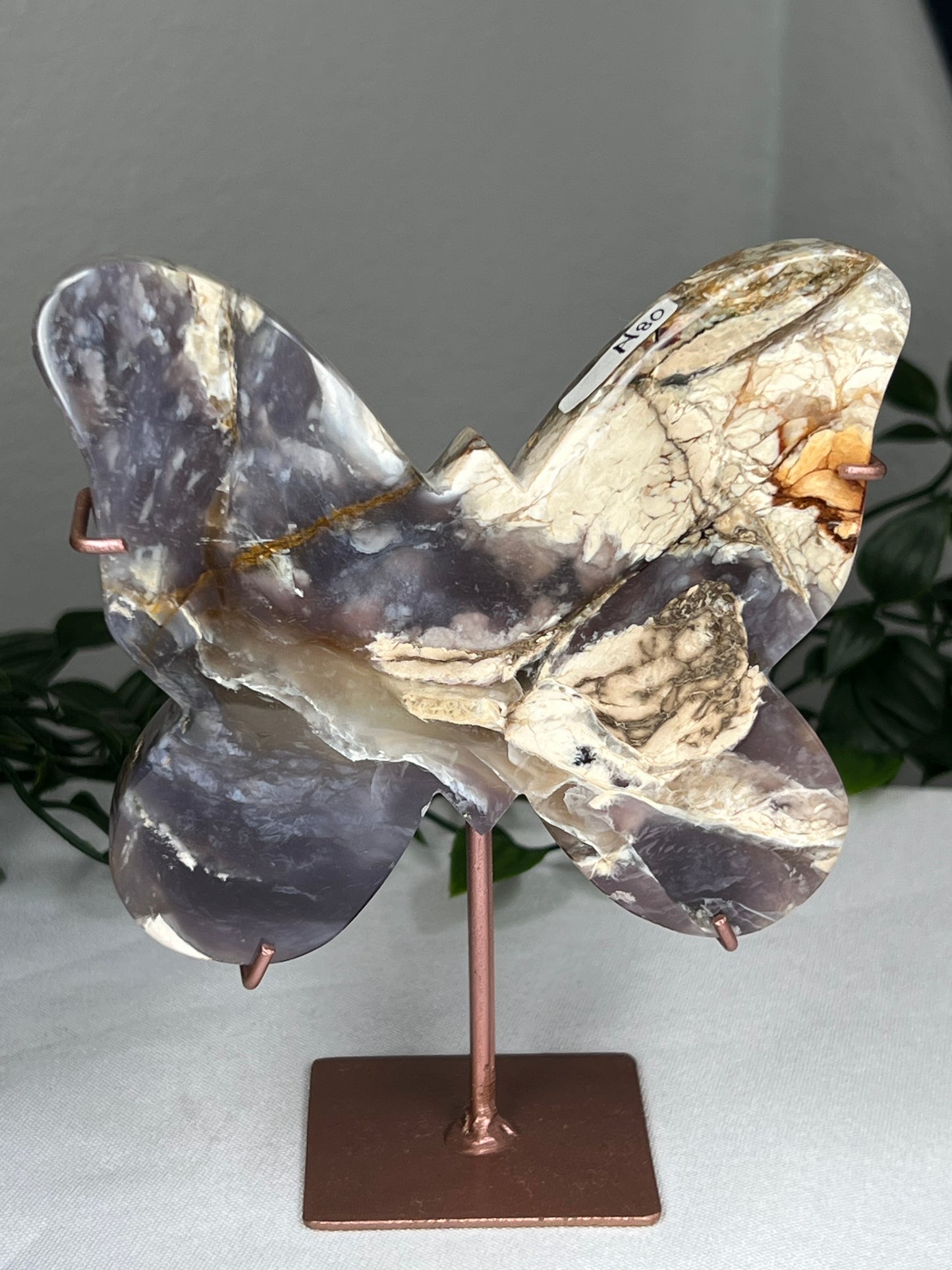 Purple Chalcedony Butterfly