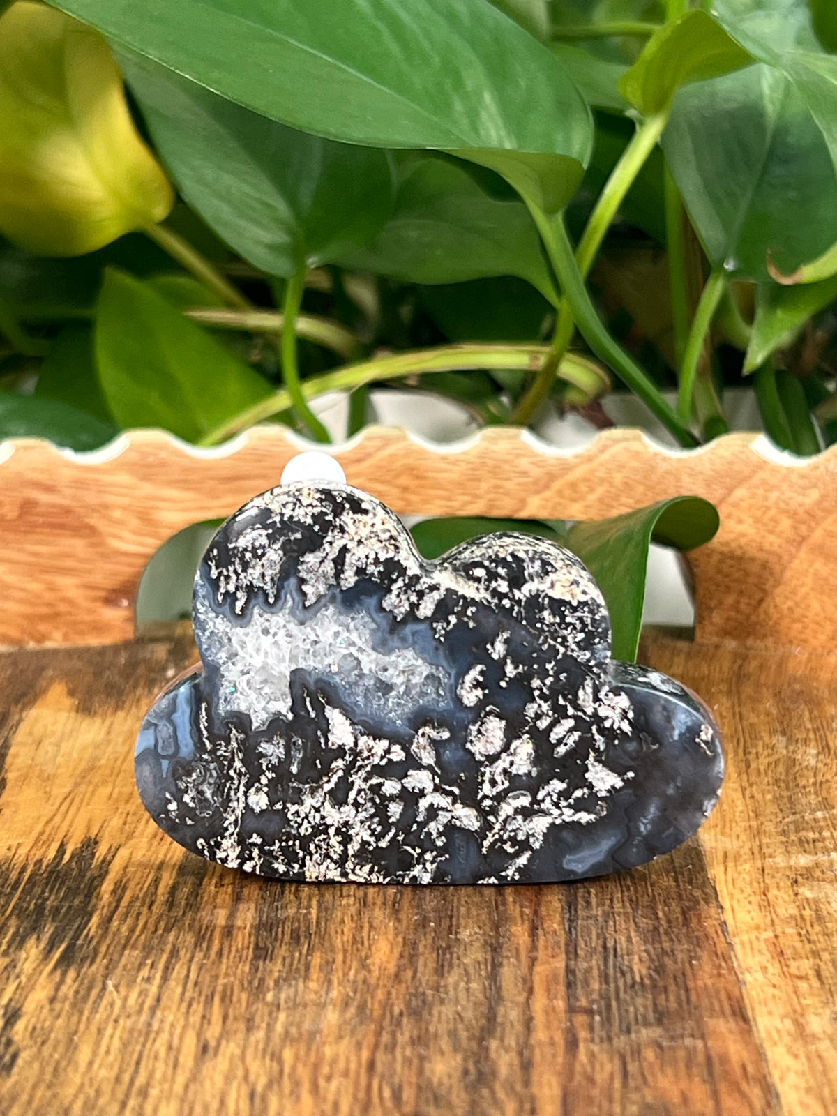 Blue Plume Agate Mini Clouds