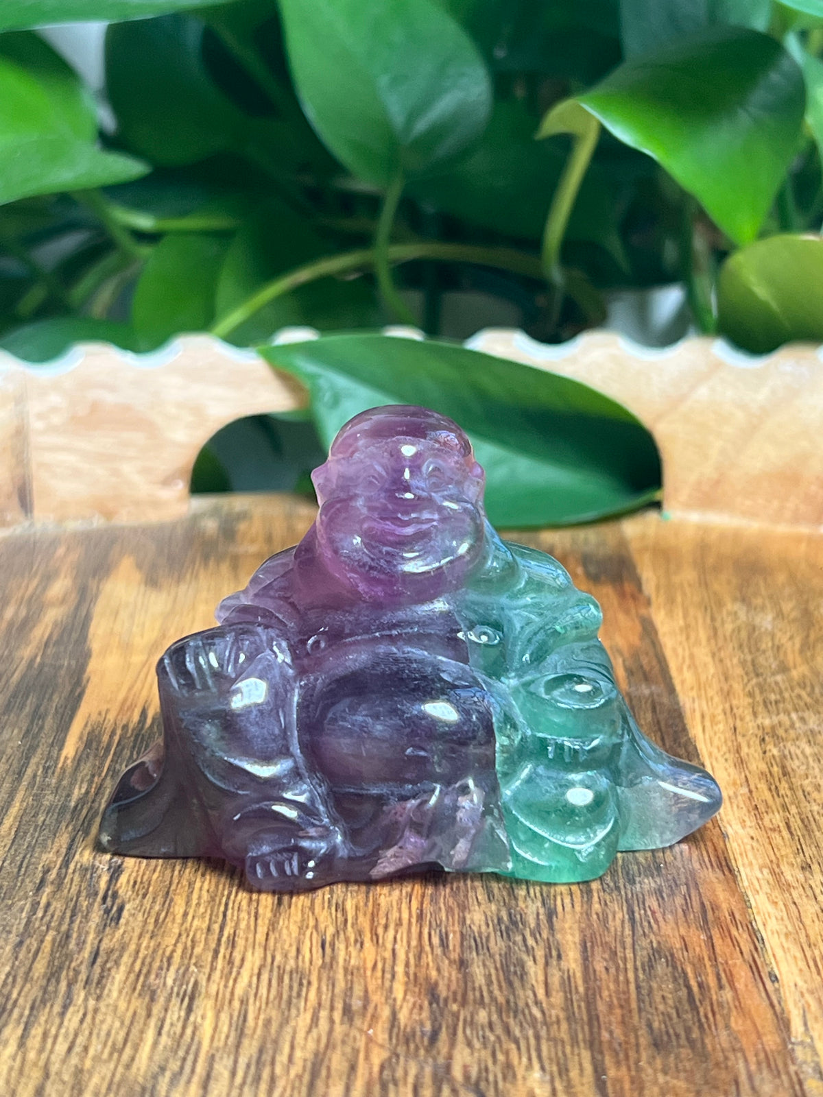 Fluorite Buddha: AB