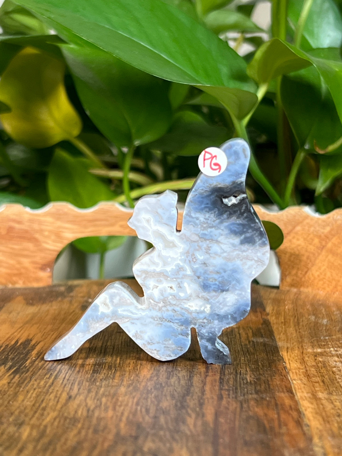 Blue Plume Agate Pixie Fairies