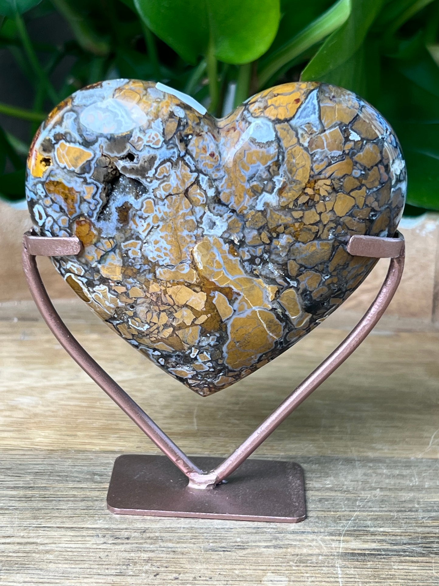 Brecciated Jasper Heart
