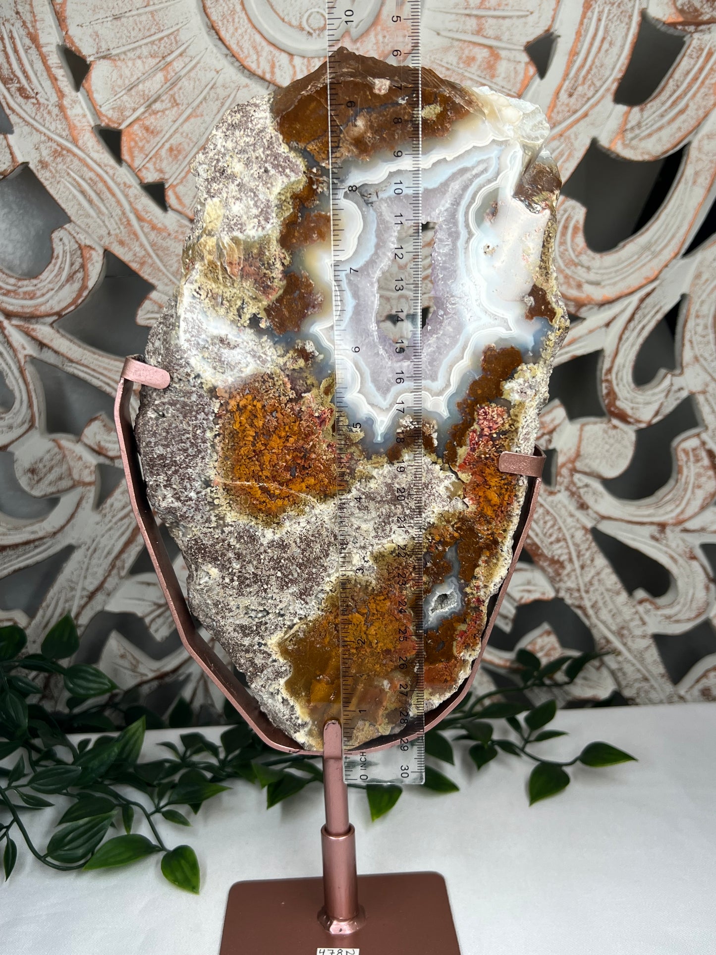 Scenic Moss Agate Slab