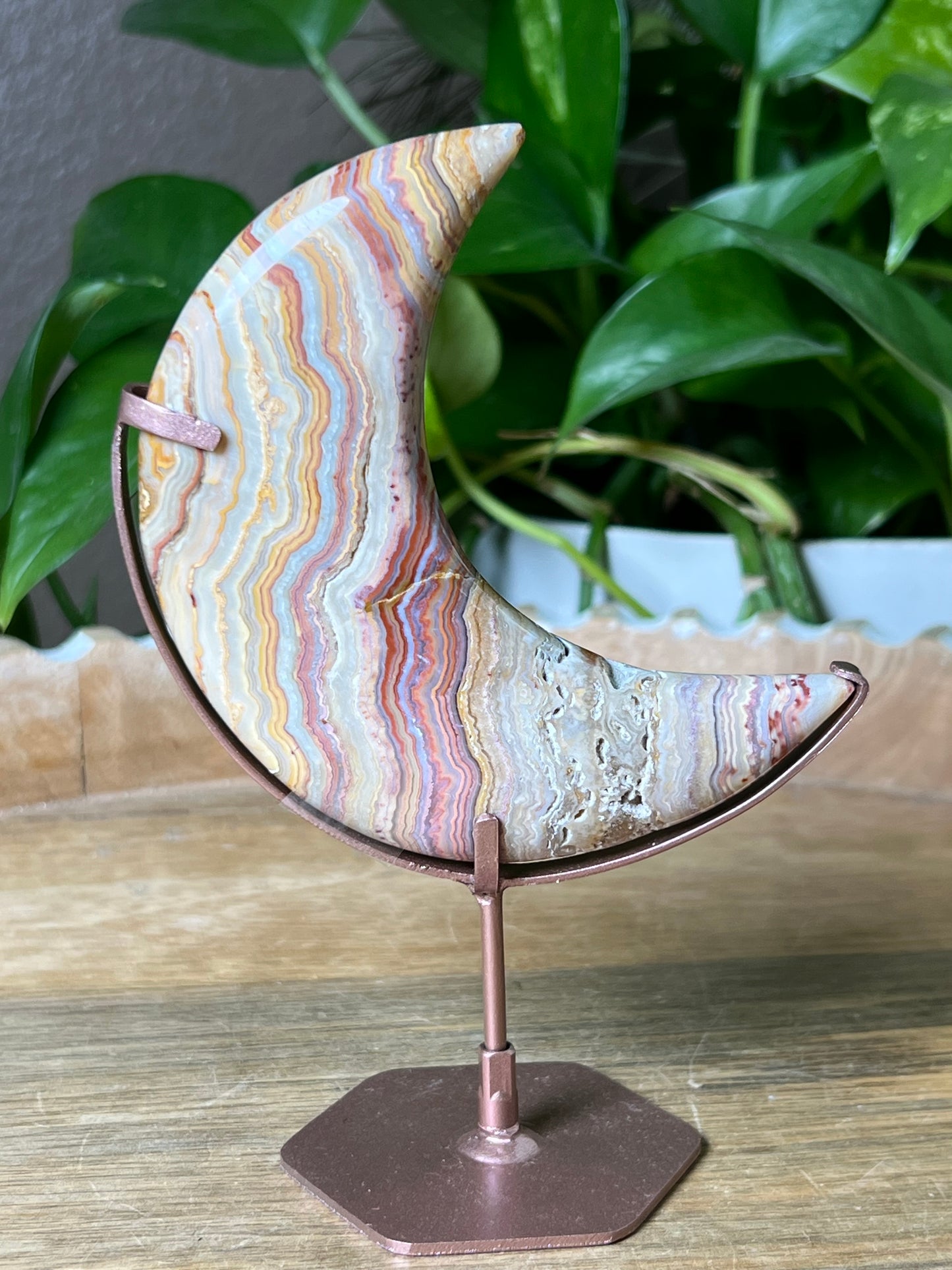 Crazy Lace Agate Moon